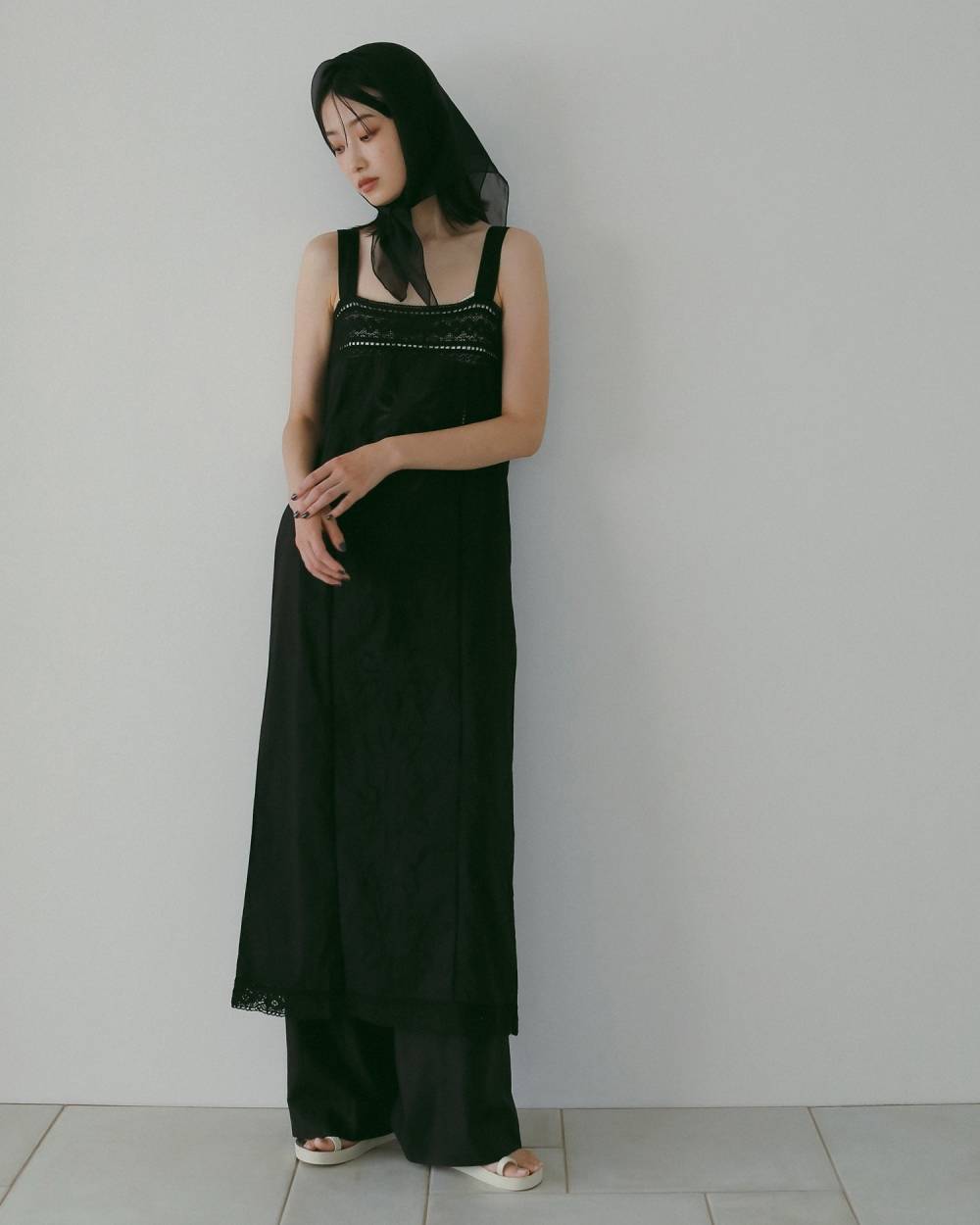 Sheer Tuck Pants Sheer Tuck Pants,シアー タック パンツ,62610717,ボトム,パンツ,タックパンツ,シアー素材,ワイドシルエット,ワイド,ànuke,アンヌーク,lifes,ライフズ,26ss