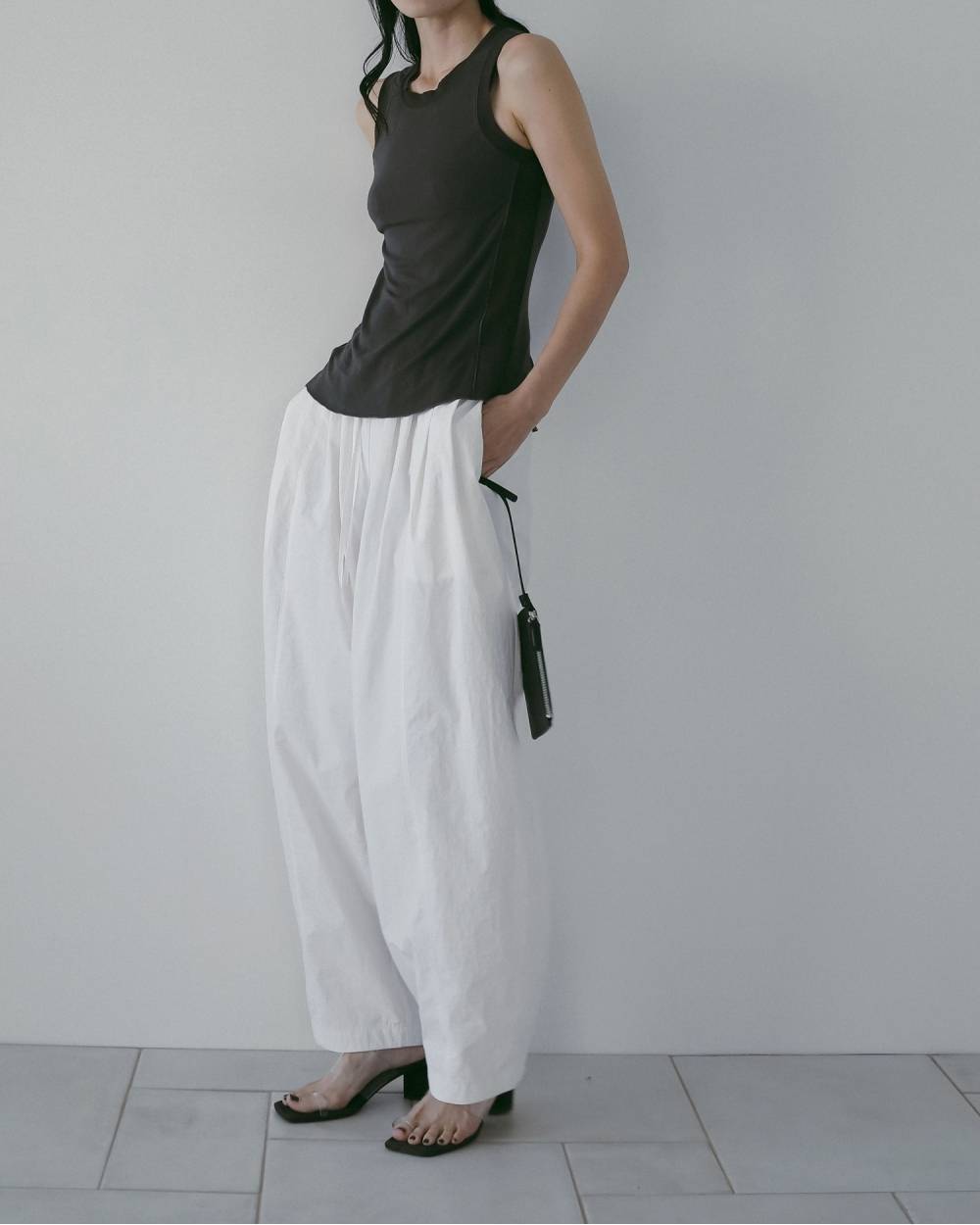 Volumetuck  Cocoon Pants Volumetuck  Cocoon Pants,ボリュームタック コクーン パンツ,62610720,ボトム,パンツ,PT,ナイロンパンツ,ànuke,アンヌーク,lifes,ライフズ,26ss