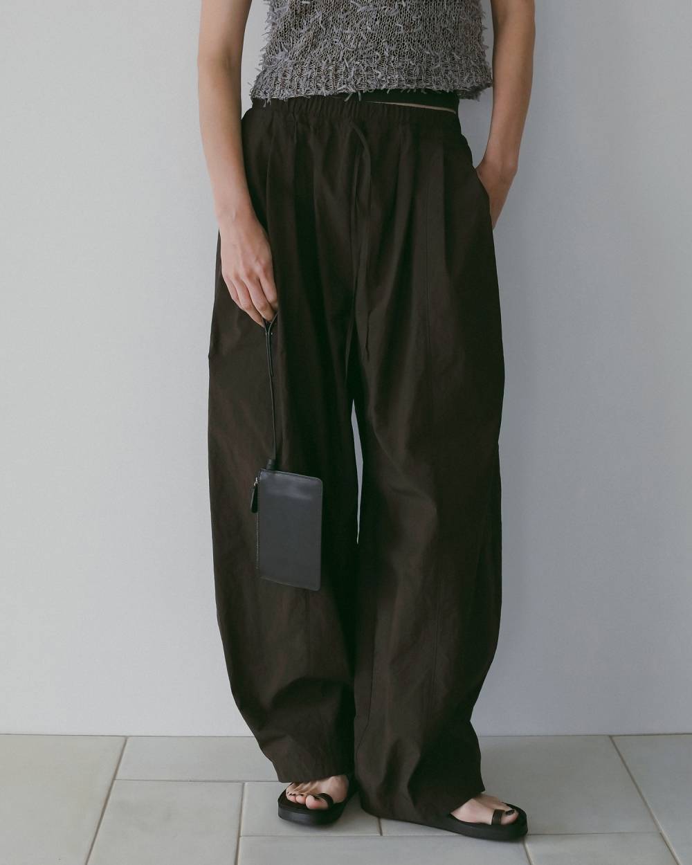 Volumetuck  Cocoon Pants Volumetuck  Cocoon Pants,ボリュームタック コクーン パンツ,62610720,ボトム,パンツ,PT,ナイロンパンツ,ànuke,アンヌーク,lifes,ライフズ,26ss