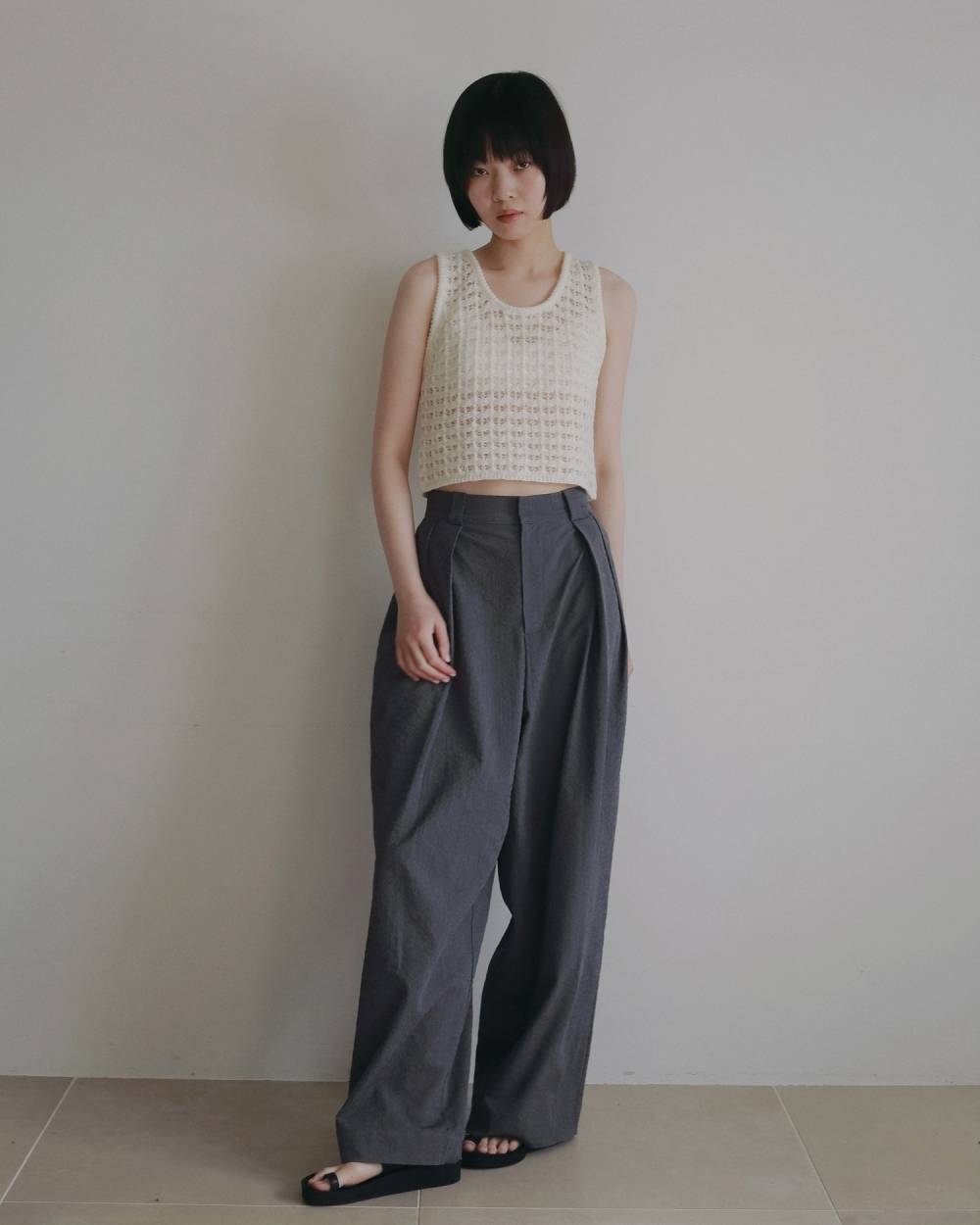 Sucker Tuck Pants Sucker Tuck Pants,サッカー タック パンツ,62610721,ボトム,パンツ,タックパンツ,ànuke,アンヌーク,lifes,ライフズ,26ss