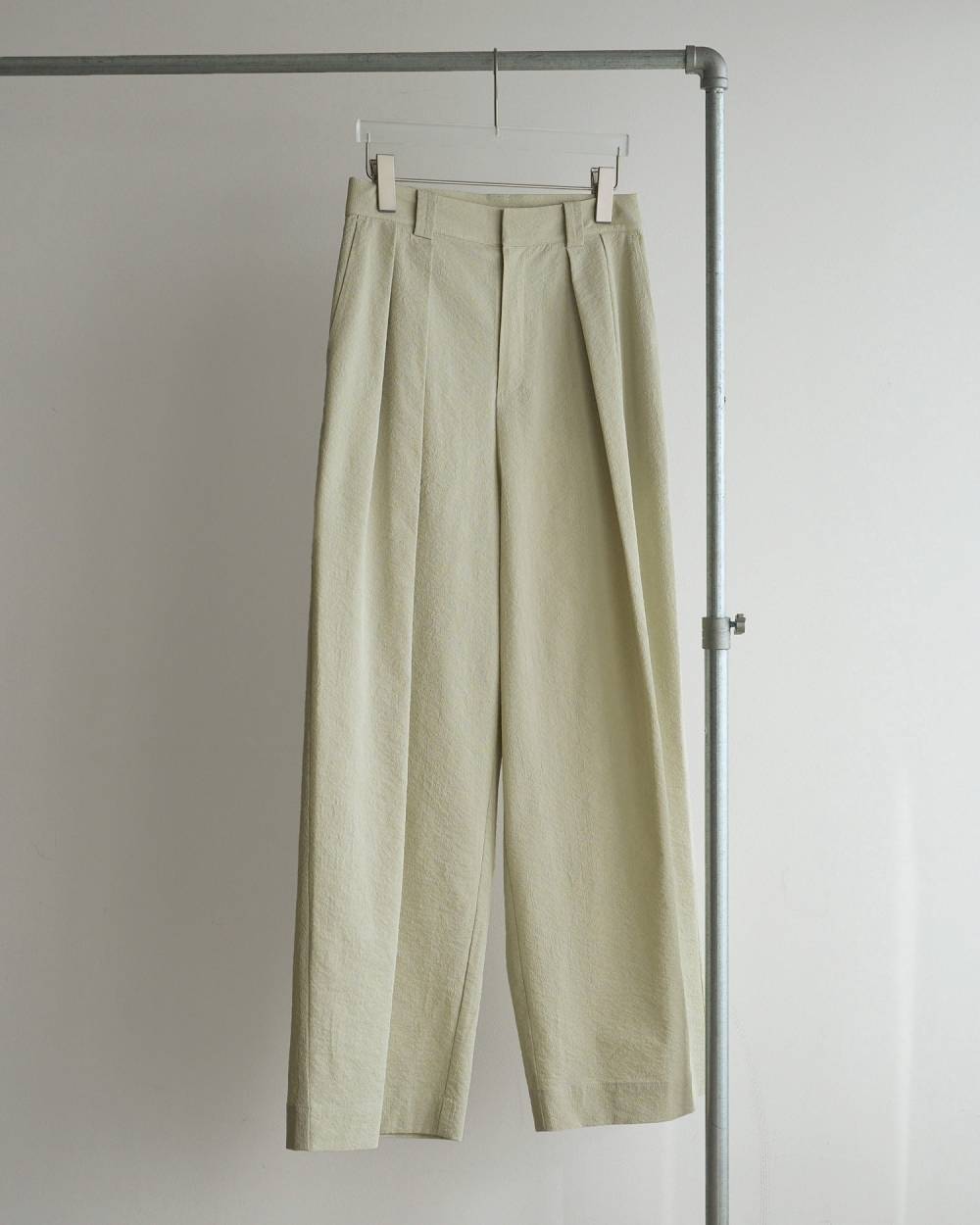 Sucker Tuck Pants Sucker Tuck Pants,サッカー タック パンツ,62610721,ボトム,パンツ,タックパンツ,ànuke,アンヌーク,lifes,ライフズ,26ss