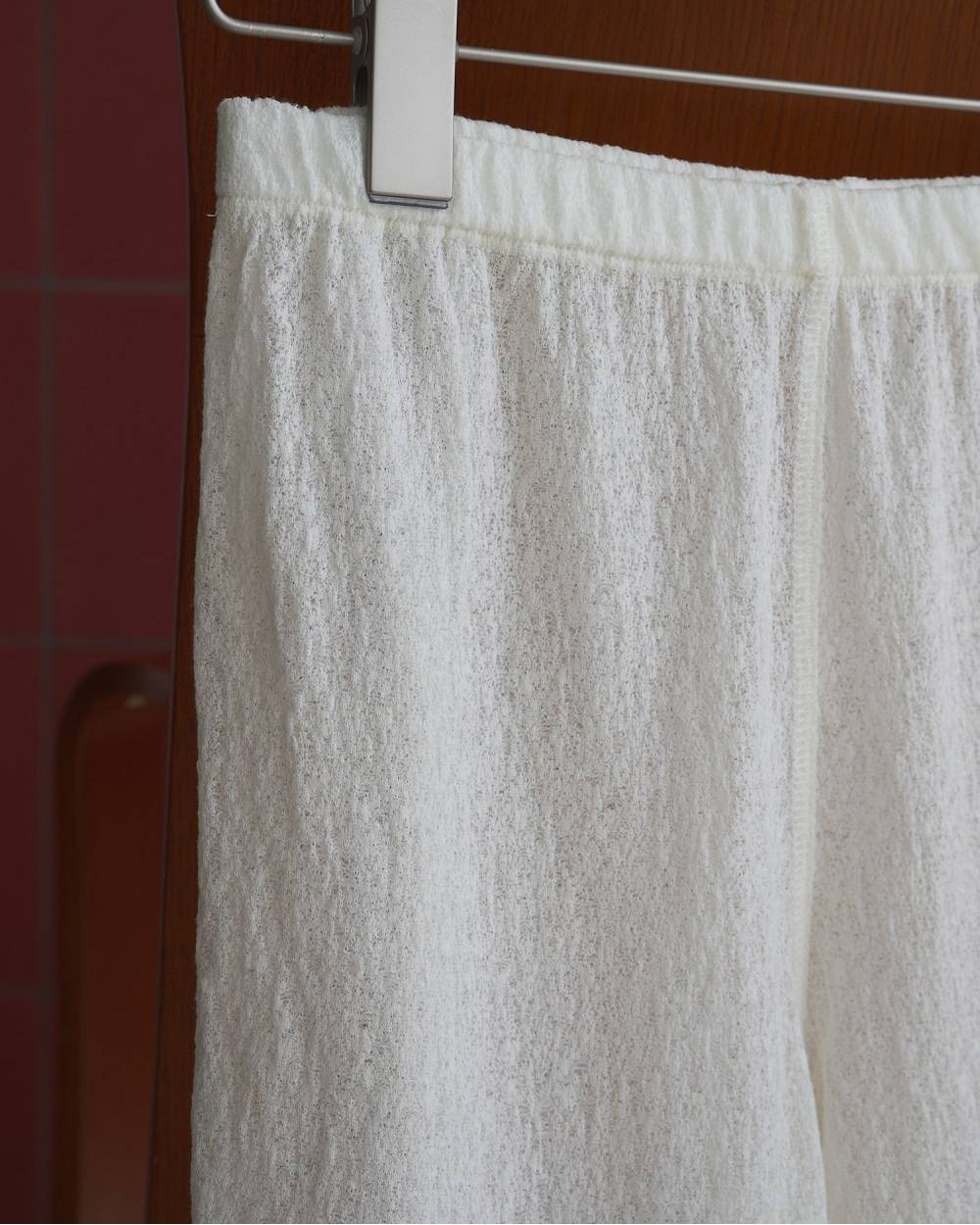 Cutlace Biker Pants Cutlace Biker Pants,カットレース バイカー パンツ,62610722,ボトム,パンツ,バイカーパンツ,透け感,カットレース素材,レース,ハーフパンツ,ànuke,アンヌーク,lifes,ライフズ,26ss