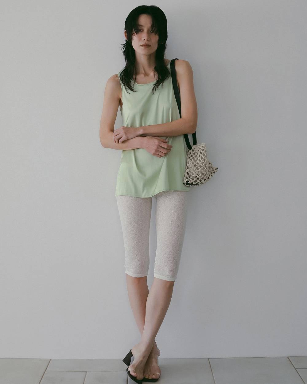 Cutlace Biker Pants Cutlace Biker Pants,カットレース バイカー パンツ,62610722,ボトム,パンツ,バイカーパンツ,透け感,カットレース素材,レース,ハーフパンツ,ànuke,アンヌーク,lifes,ライフズ,26ss