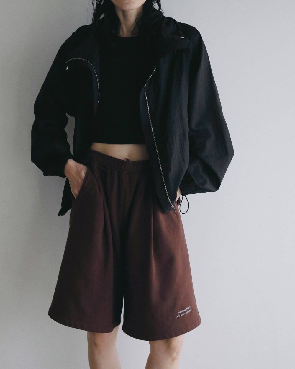 Embroidery Half Pants Embroidery Half Pants,エンブロイダリー ハーフ パンツ,62610723,ボトム,パンツ,ハーフパンツ,裏毛,刺繍,ànuke,アンヌーク,lifes,ライフズ,26ss