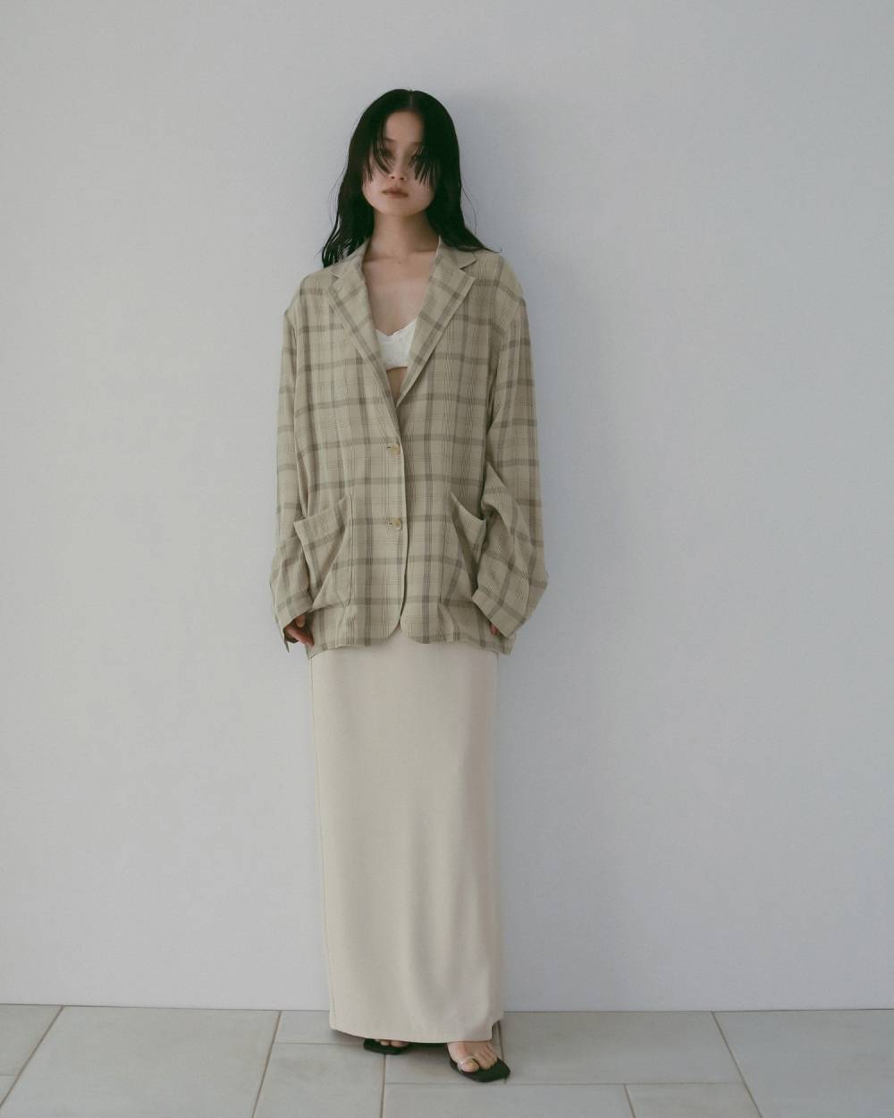 Georgette Pencil Skirt Georgette Pencil Skirt,ジョーゼット ペンシル スカート,62610801,スカート,ペンシルスカート,ボトム,ジョーゼット素材,ànuke,アンヌーク,lifes,ライフズ,26ss