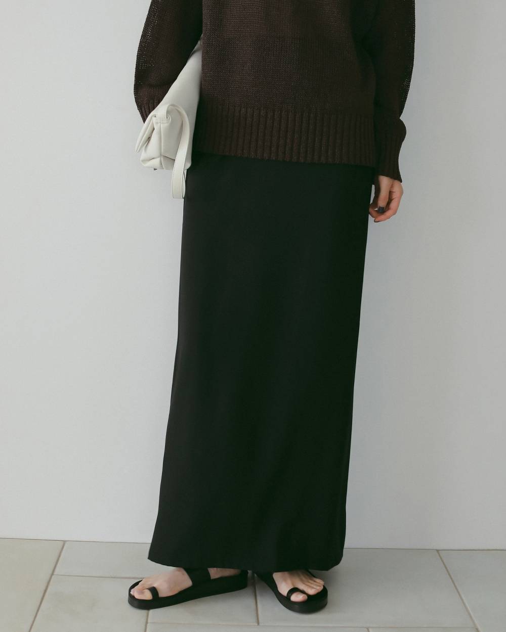 Georgette Pencil Skirt Georgette Pencil Skirt,ジョーゼット ペンシル スカート,62610801,スカート,ペンシルスカート,ボトム,ジョーゼット素材,ànuke,アンヌーク,lifes,ライフズ,26ss