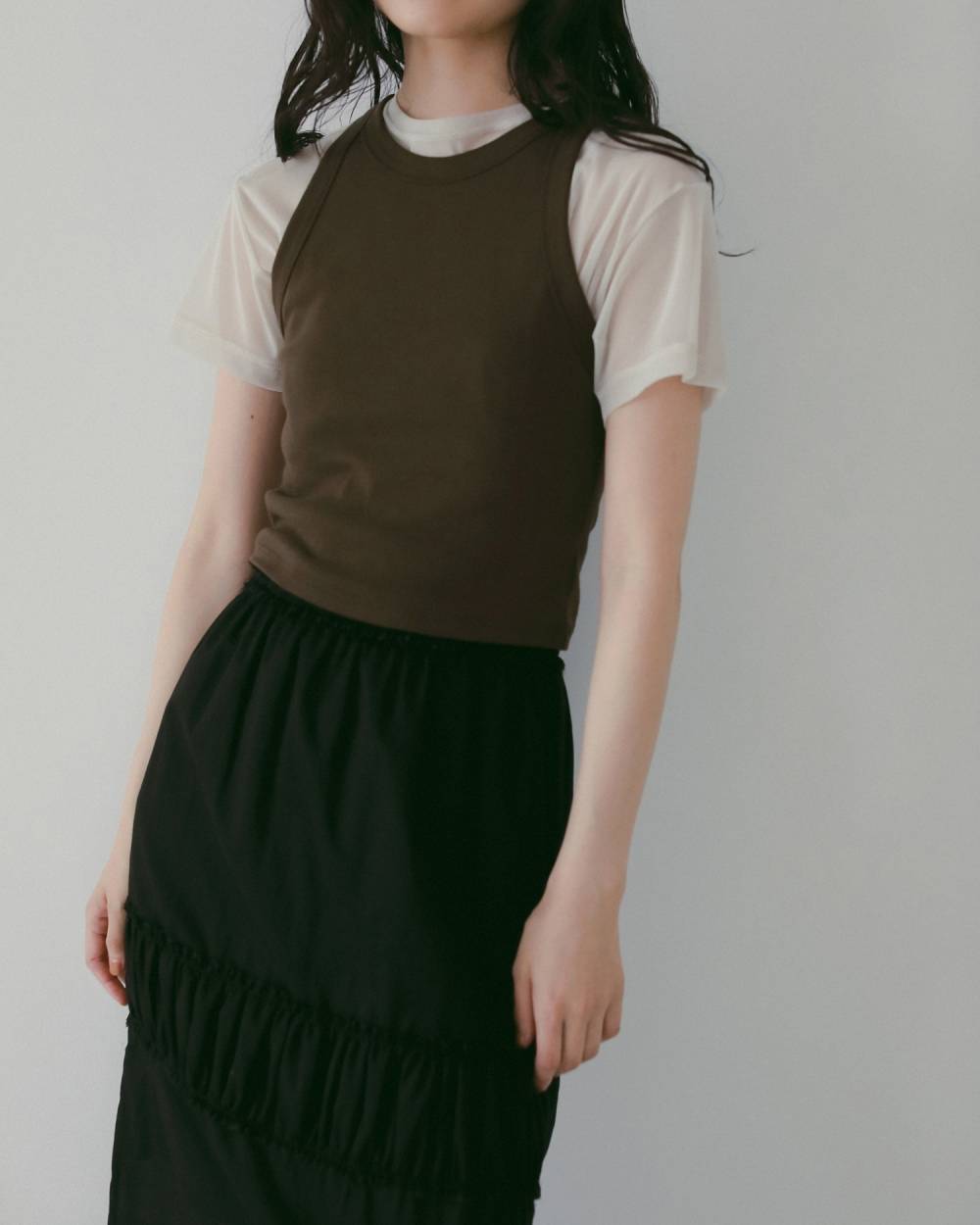 Tiered Pencil Skirt Tiered Pencil Skirt,ティアード ペンシル スカート,62610803,ボトム,スカート,ペンシルスカート,ànuke,アンヌーク,lifes,ライフズ,26ss