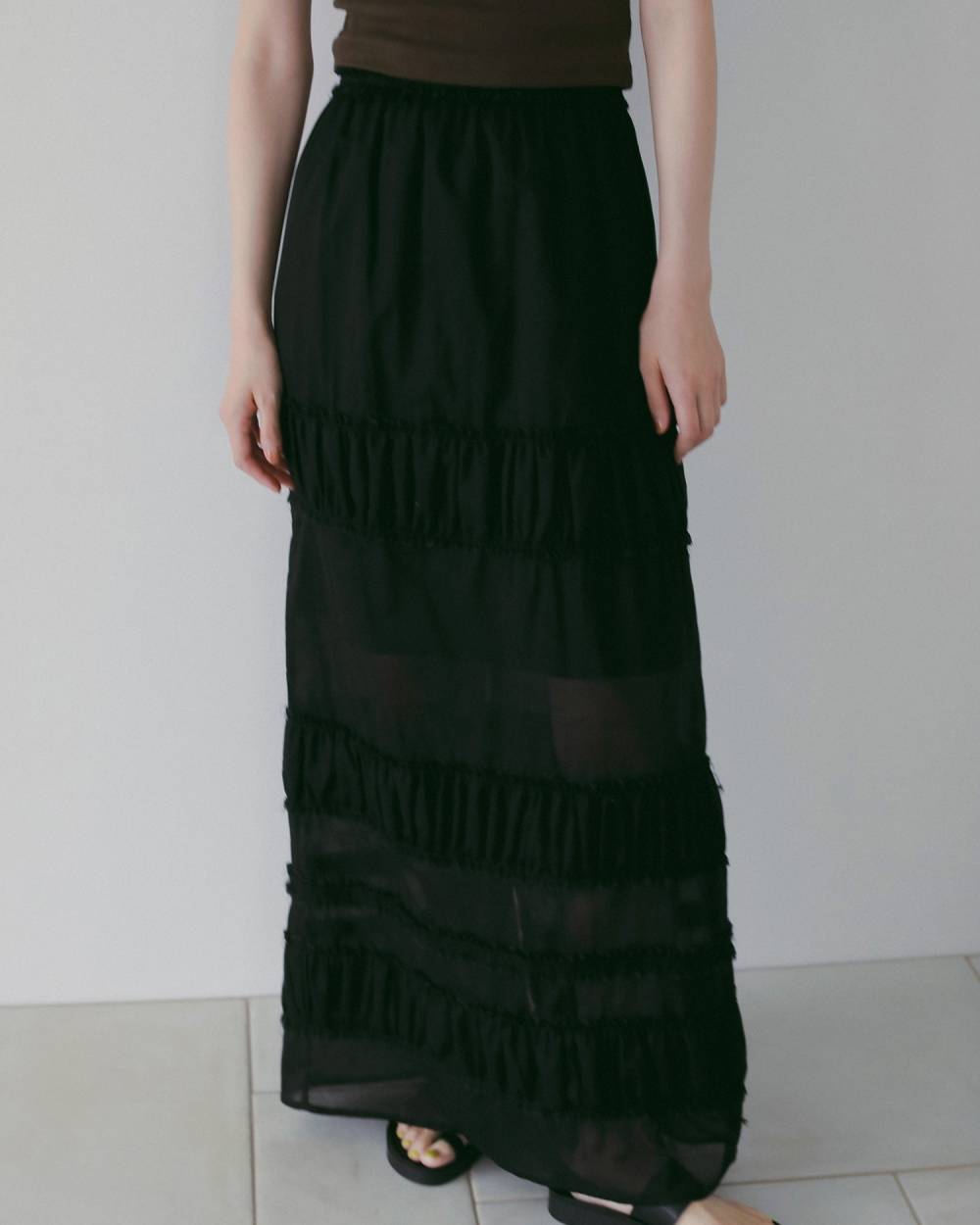 Tiered Pencil Skirt Tiered Pencil Skirt,ティアード ペンシル スカート,62610803,ボトム,スカート,ペンシルスカート,ànuke,アンヌーク,lifes,ライフズ,26ss