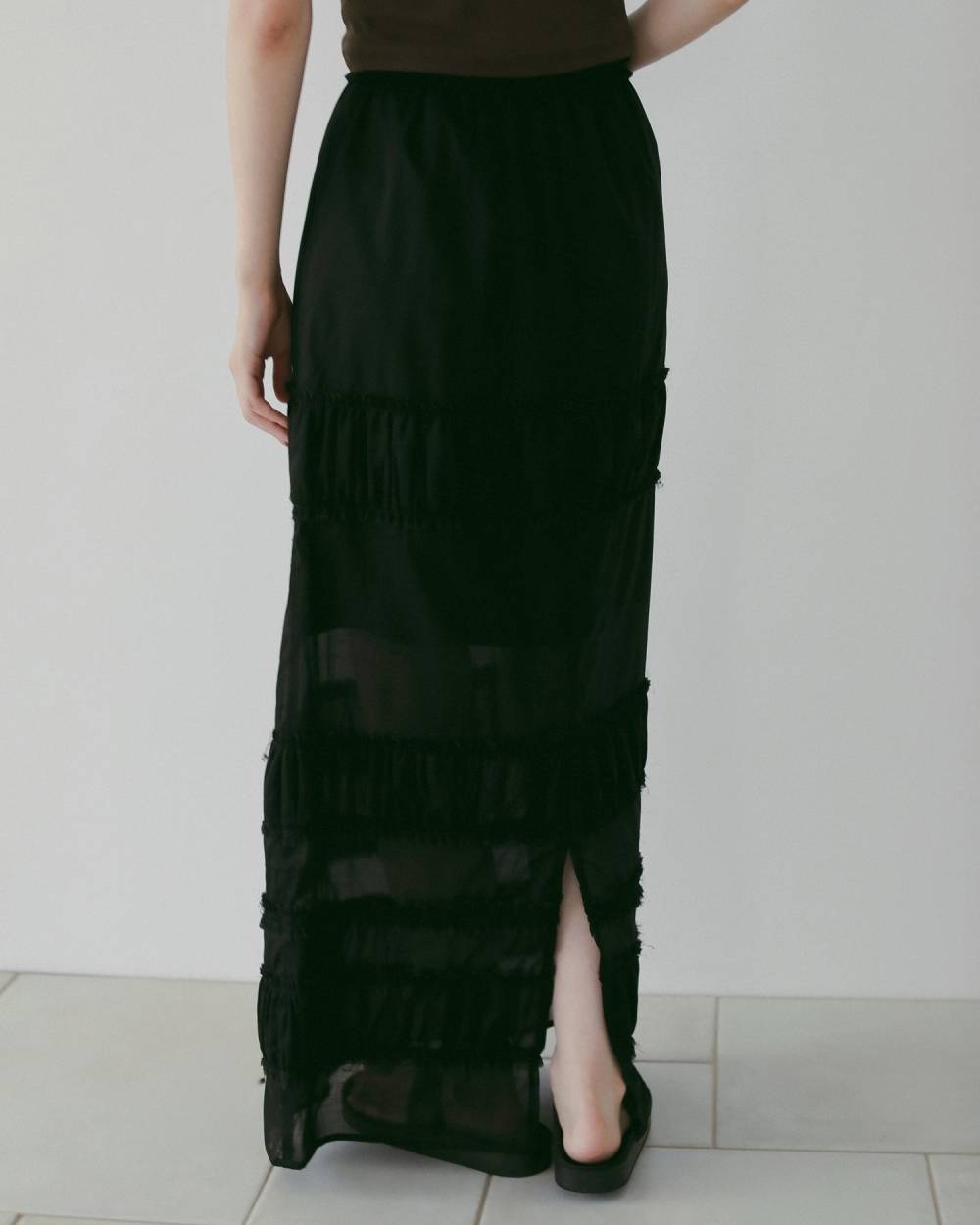 Tiered Pencil Skirt Tiered Pencil Skirt,ティアード ペンシル スカート,62610803,ボトム,スカート,ペンシルスカート,ànuke,アンヌーク,lifes,ライフズ,26ss