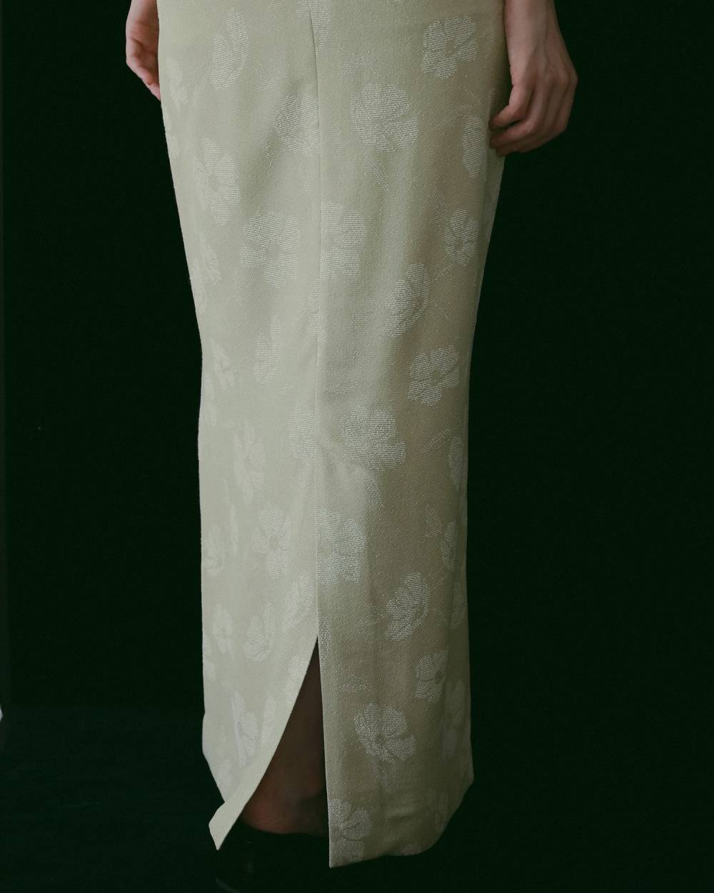 Flower Jacquard Skirt Flower Jacquard Skirt,フラワー ジャカード スカート,62610806,スカート,ボトム,ストレートスカート,花柄,ànuke,アンヌーク,lifes,ライフズ,26ss