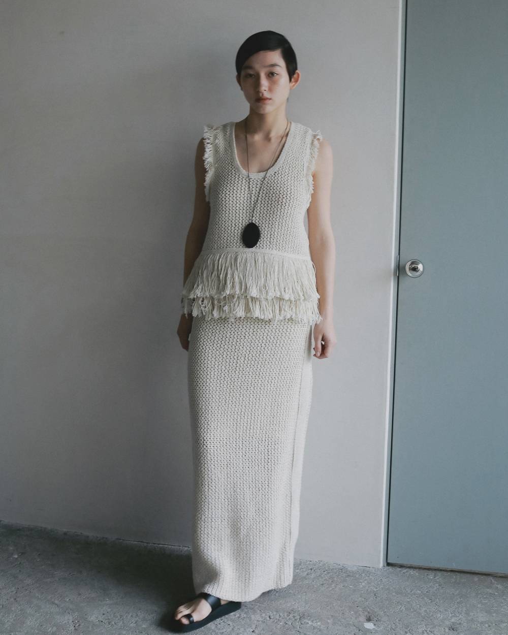 Acrylic Stone Necklace Acrylic Stone Necklace,アクリル ストーン ネックレス,62610902,ネックレス,アクセサリー,アクセ,ロングネックレス,ànuke,アンヌーク,lifes,ライフズ,26ss