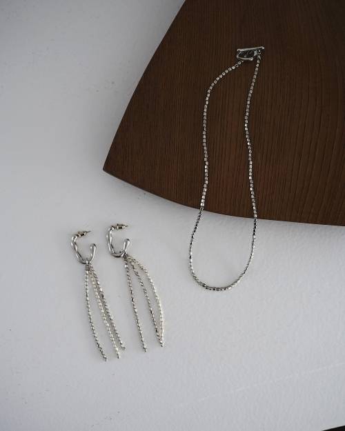 ànuke online store（アンヌーク） / Cube Beads NecklaceCube Beads 