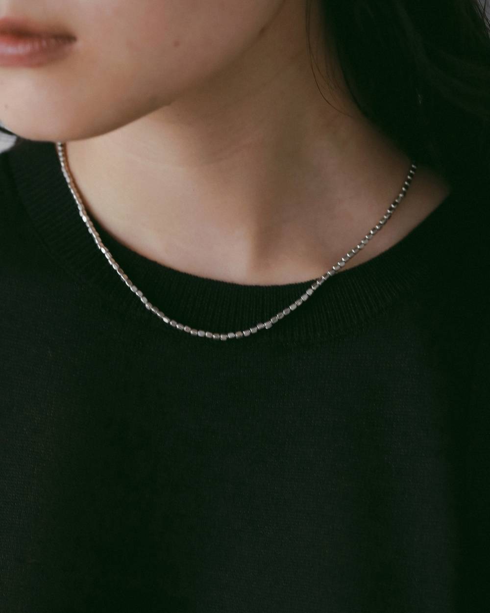 Cube Beads Necklace Cube Beads Necklace,キューブ ビーズ ネックレス,62610905,ネックレス,小物,アクセサリー,アクセ,ànuke,アンヌーク,lifes,ライフズ,26ss
