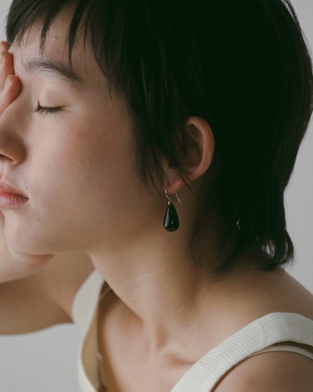 Black Drop Pierce Black Drop Pierce,ブラック ドロップ ピアス,62610911,ピアス,小物,アクセサリー,アクセ,イヤリング,ànuke,アンヌーク,lifes,ライフズ,26ss