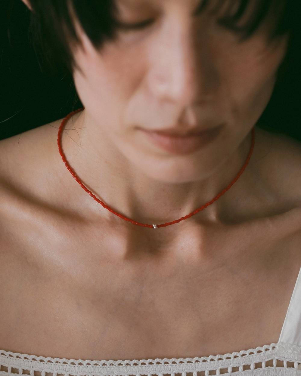 Color Beads Necklace Color Beads Necklace,カラー ビーズ ネックレス,62610914,ネックレス,アクセサリー,アクセ,ショートネックレス,ビーズ,ànuke,アンヌーク,lifes,ライフズ,26ss