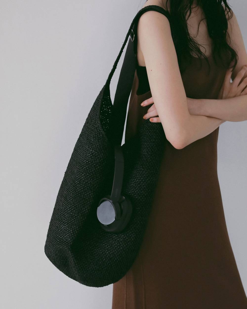 Raffia Tote Bag Raffia Tote Bag,ラフィア トート バック,62611003,バック,トート,トートバック,ワンショルダー,小物,ànuke,アンヌーク,lifes,ライフズ,26ss