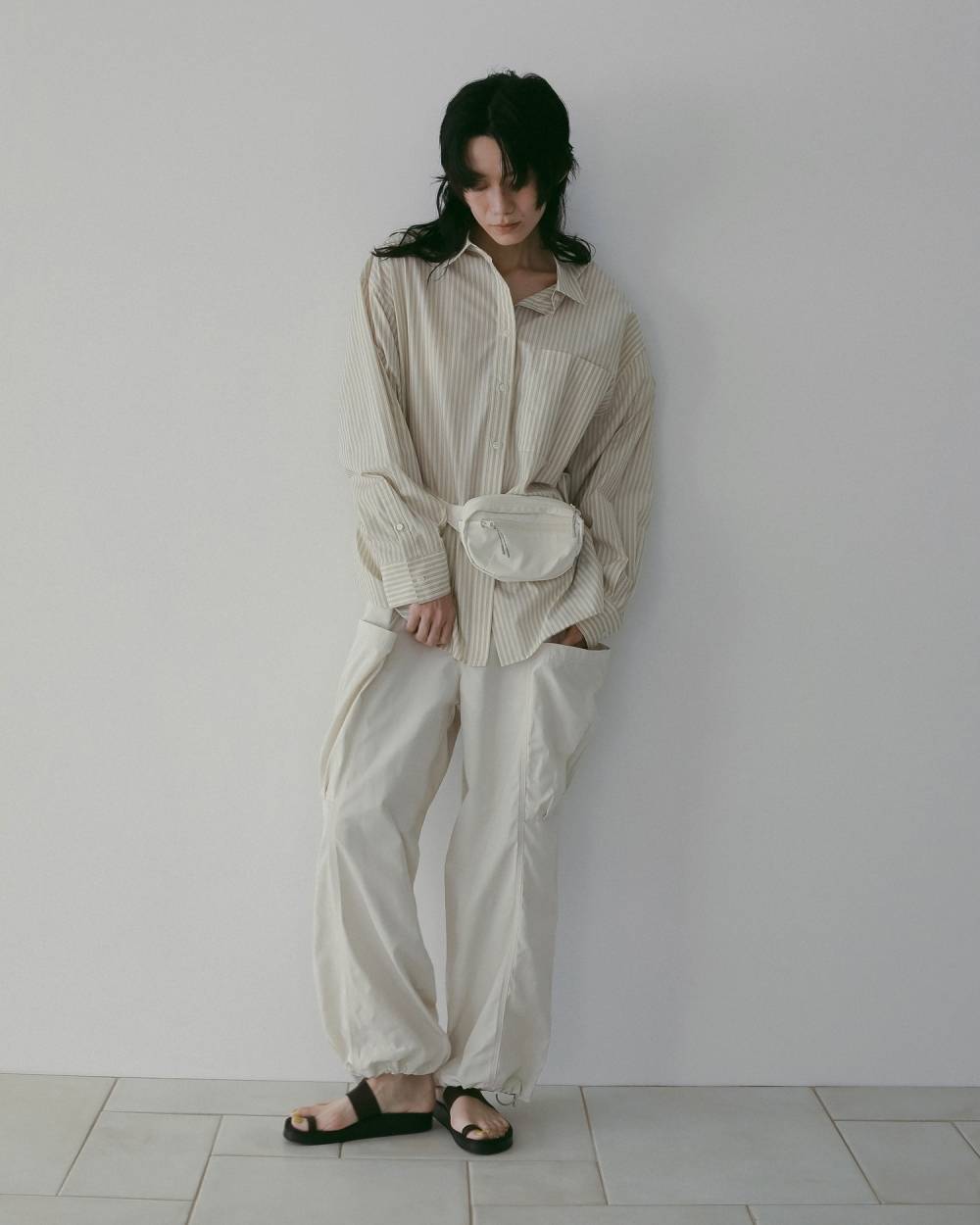 Ecoleather Belt Sandals Ecoleather Belt Sandals,エコレザー ベルト サンダル,62611006,サンダル,靴,シューズ,エコレザーサンダル,ànuke,アンヌーク,lifes,ライフズ,26ss