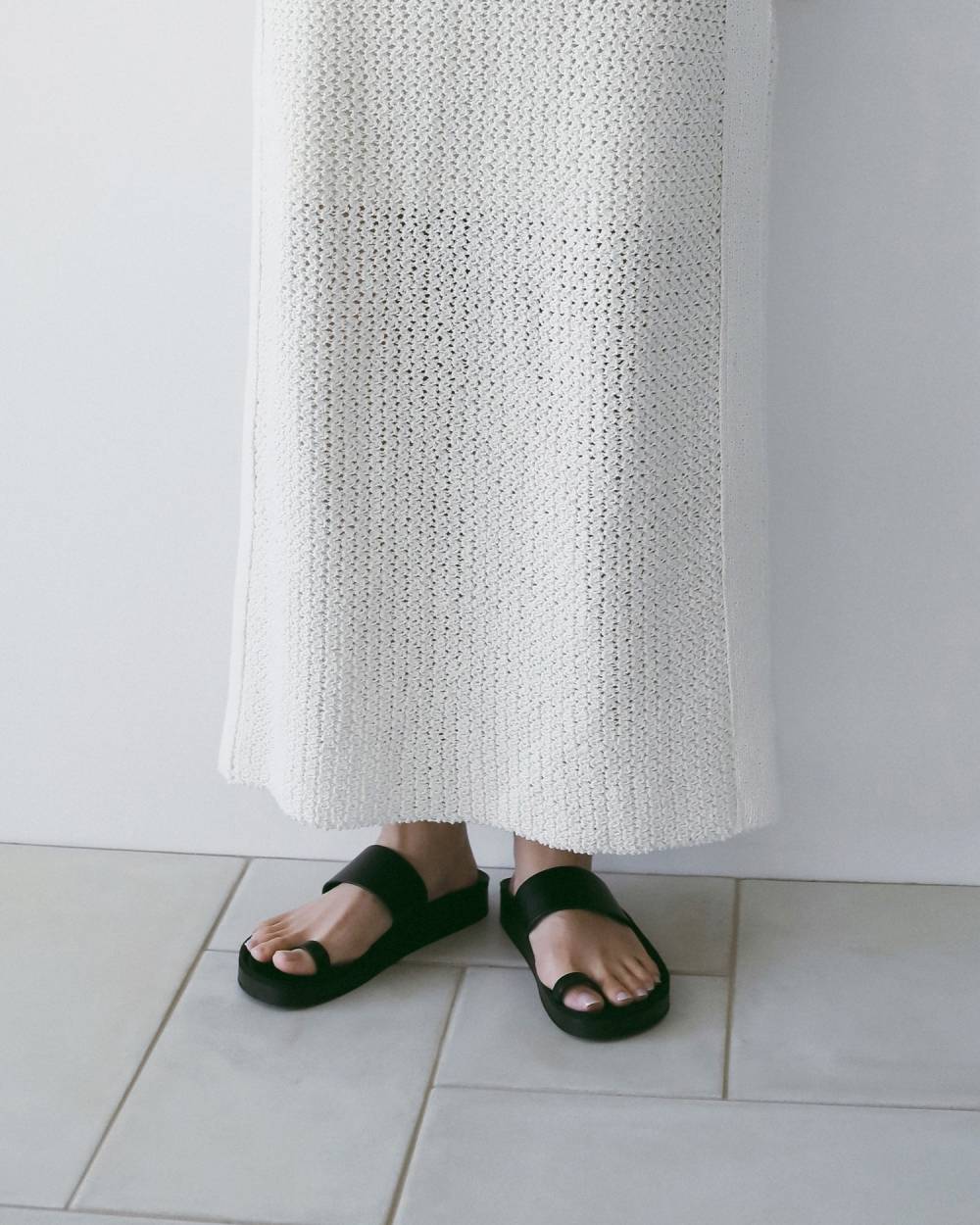 Ecoleather Belt Sandals Ecoleather Belt Sandals,エコレザー ベルト サンダル,62611006,サンダル,靴,シューズ,エコレザーサンダル,ànuke,アンヌーク,lifes,ライフズ,26ss