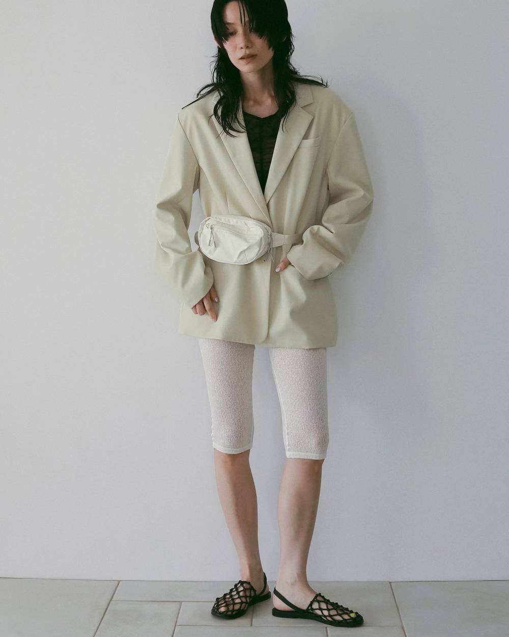 Mini Waist Bag Mini Waist Bag,ミニ ウエスト バック,62611008,バック,小物,グッズ,ウエストバッグ,ànuke,アンヌーク,lifes,ライフズ,26ss