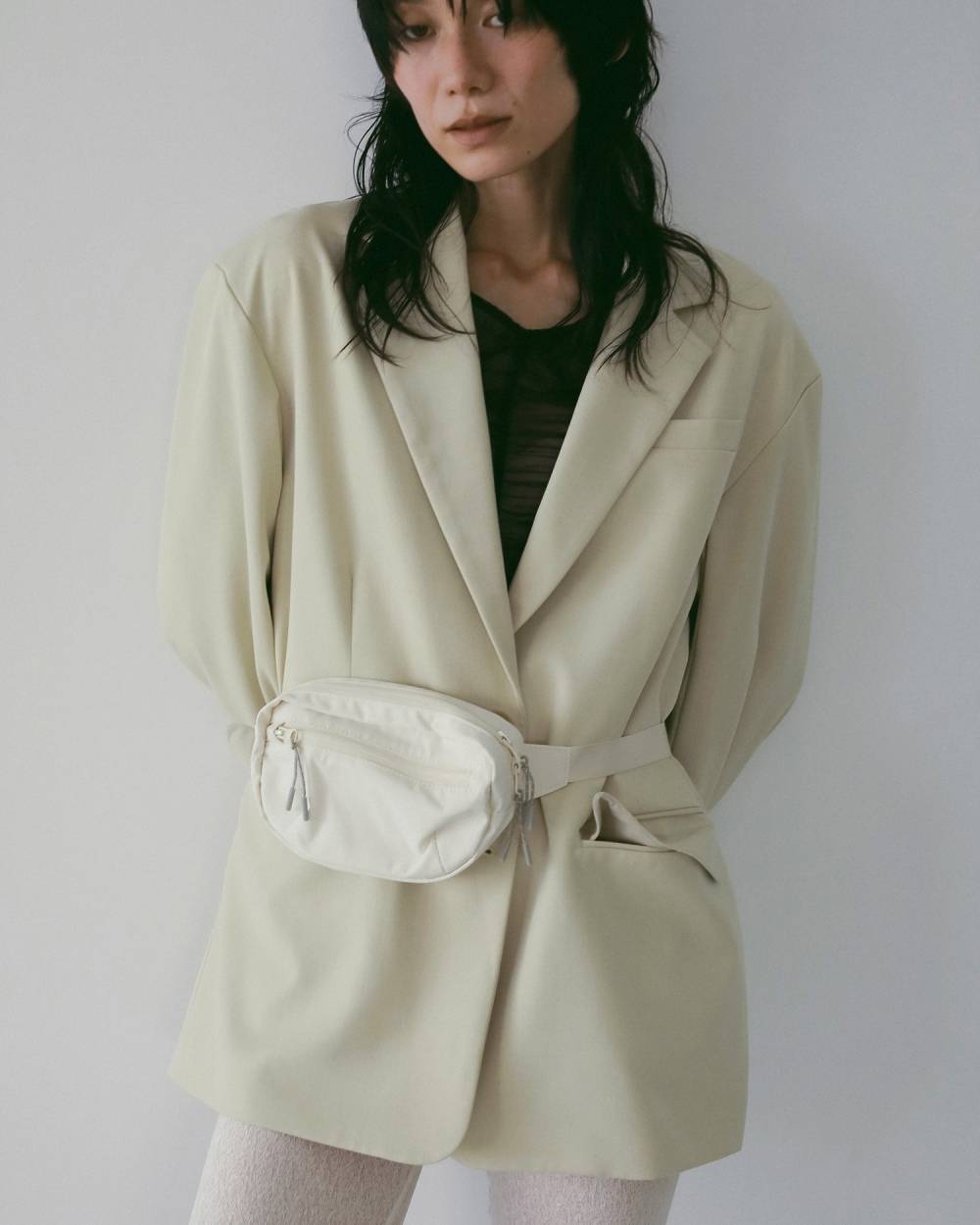 Mini Waist Bag Mini Waist Bag,ミニ ウエスト バック,62611008,バック,小物,グッズ,ウエストバッグ,ànuke,アンヌーク,lifes,ライフズ,26ss