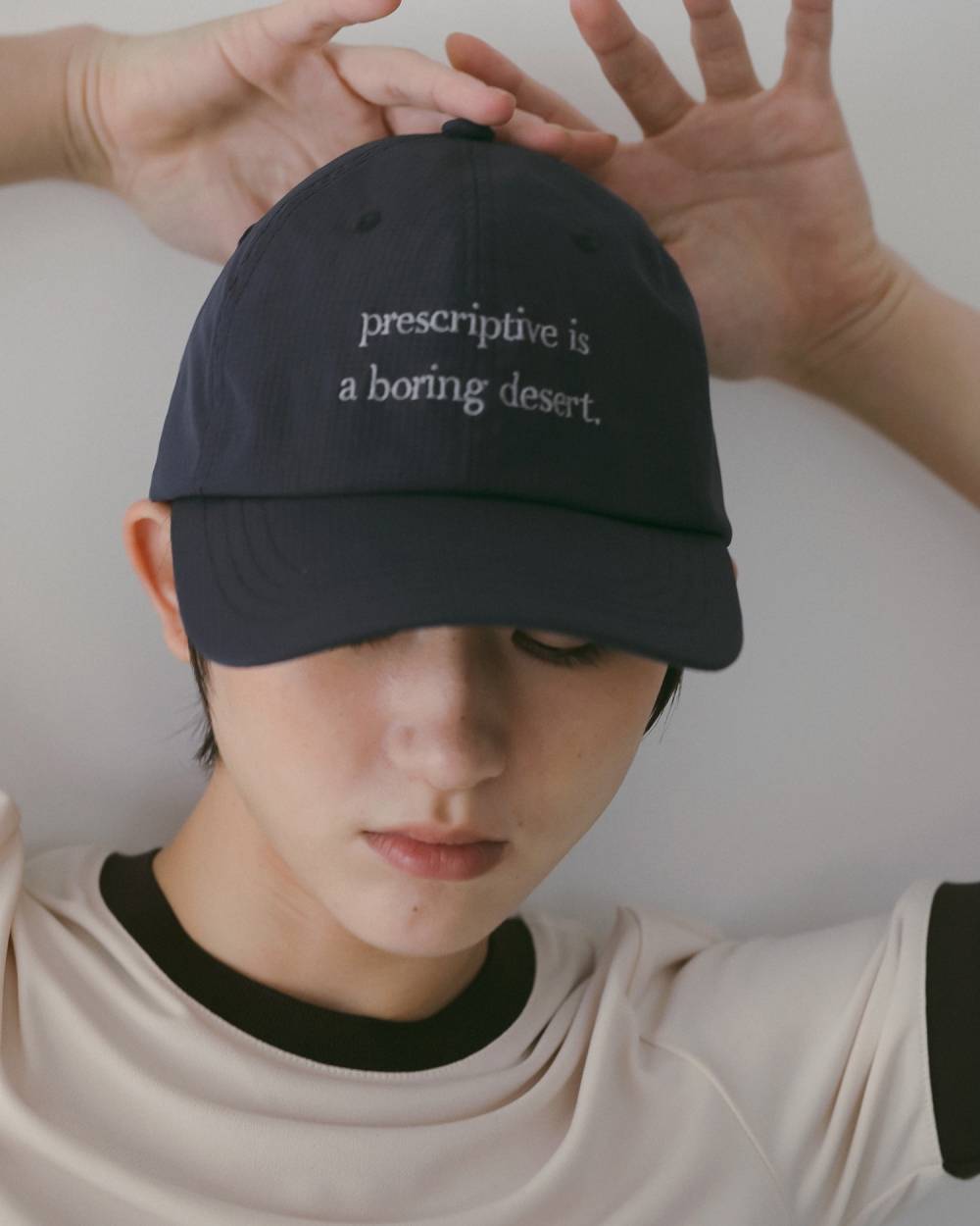 Drawstring Logo Cap Drawstring Logo Cap,ドロストリング ロゴ キャップ,62611010,帽子,キャップ,ロゴキャップ,雑貨,ànuke,アンヌーク,lifes,ライフズ,26ss