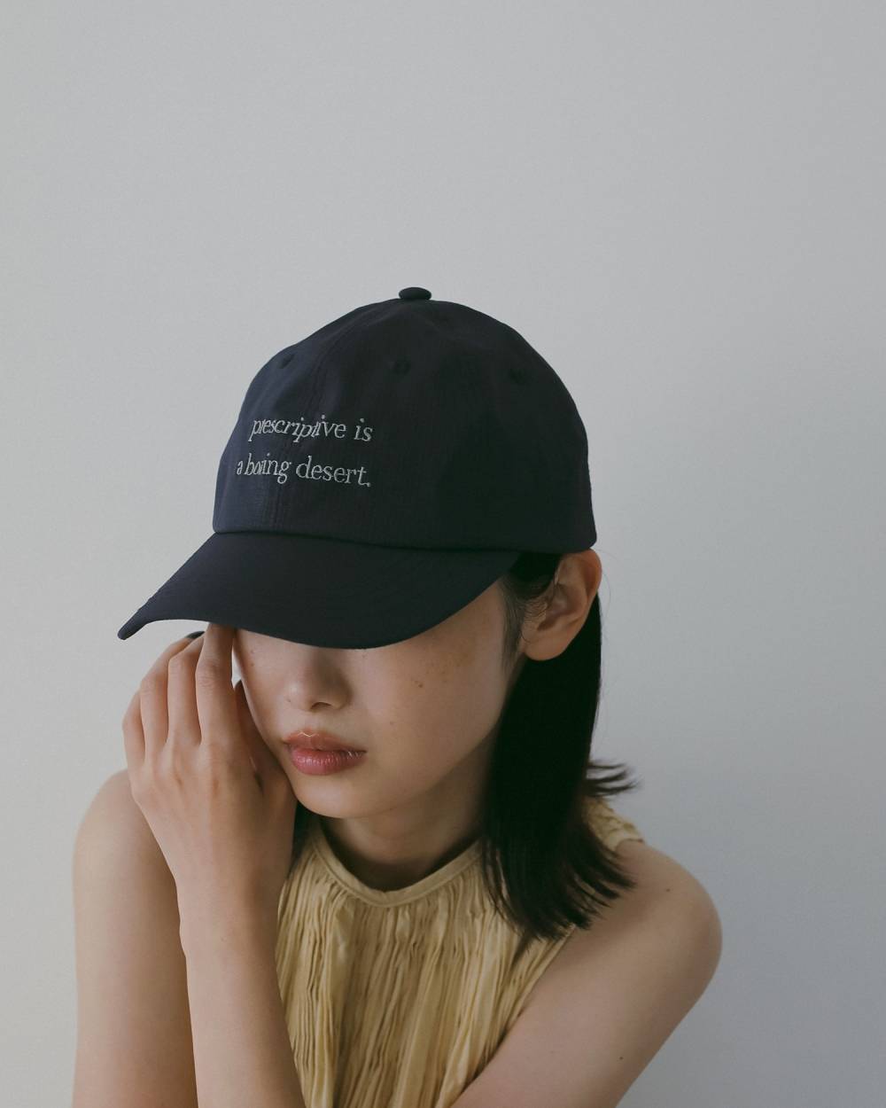 Drawstring Logo Cap Drawstring Logo Cap,ドロストリング ロゴ キャップ,62611010,帽子,キャップ,ロゴキャップ,雑貨,ànuke,アンヌーク,lifes,ライフズ,26ss