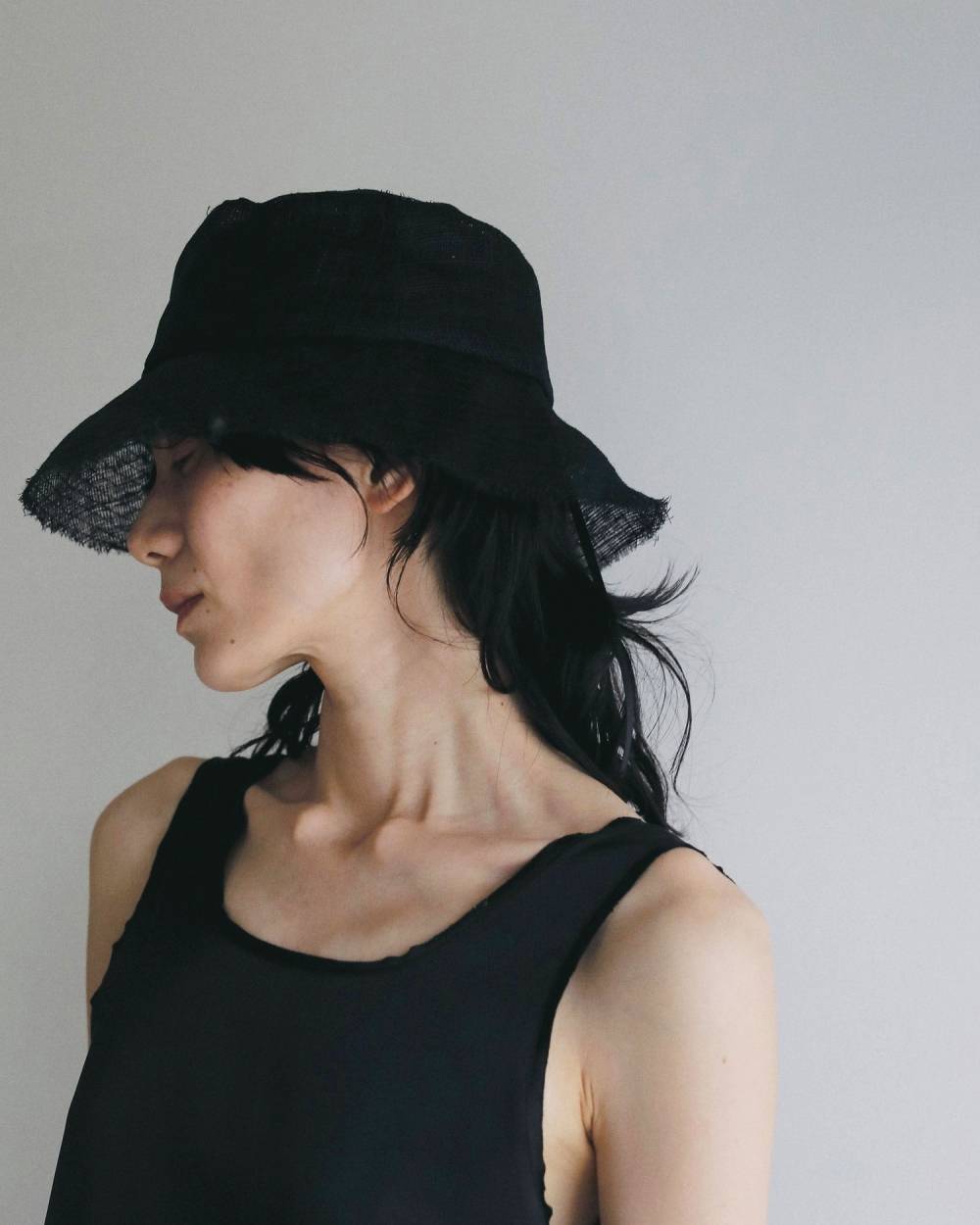 Cutoff Sheer Hat Cutoff Sheer Hat,カットオフ シアー ハット,62611012,ハット,帽子,シアー感,ànuke,アンヌーク,lifes,ライフズ,26ss