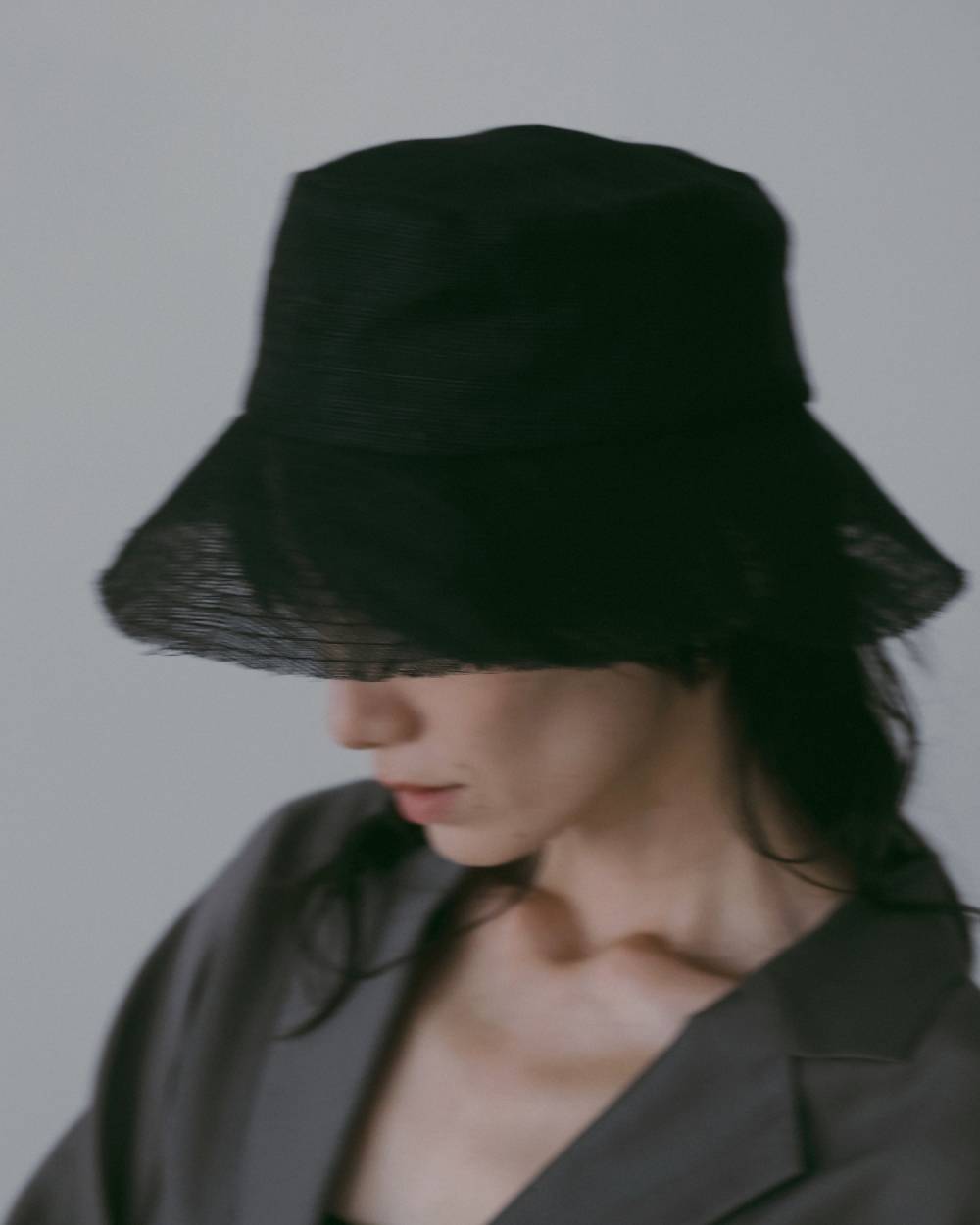 Cutoff Sheer Hat Cutoff Sheer Hat,カットオフ シアー ハット,62611012,ハット,帽子,シアー感,ànuke,アンヌーク,lifes,ライフズ,26ss