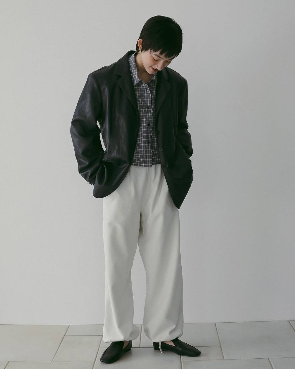 Ecoleather Flat Loafers Ecoleather Flat Loafers,エコレザー フラット ローファー,62611013,靴,シューズ,ローファー,ローカット,エコレザー,ànuke,アンヌーク,lifes,ライフズ,26ss