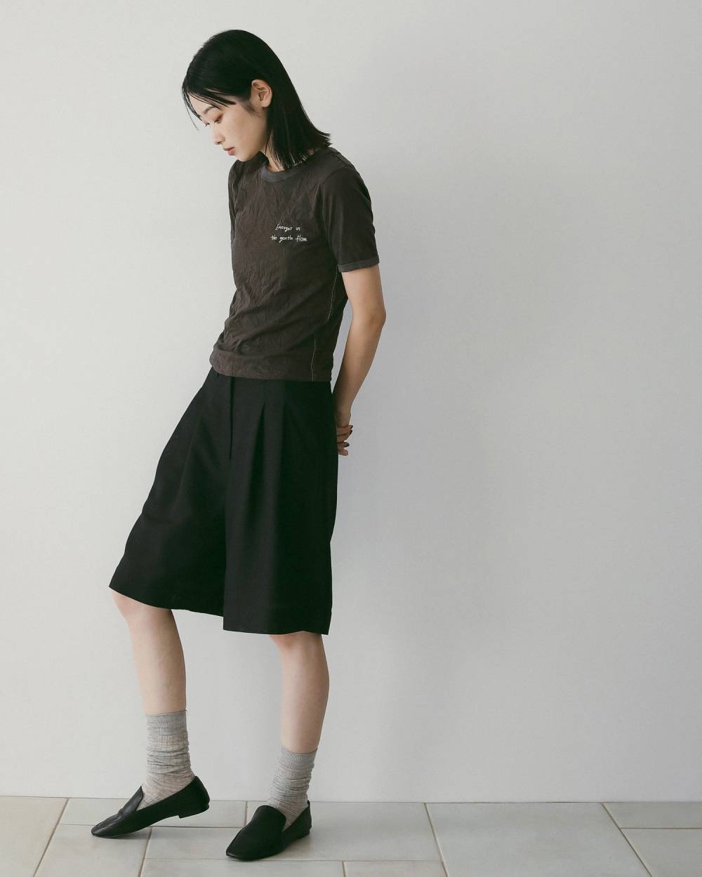 Ecoleather Flat Loafers Ecoleather Flat Loafers,エコレザー フラット ローファー,62611013,靴,シューズ,ローファー,ローカット,エコレザー,ànuke,アンヌーク,lifes,ライフズ,26ss