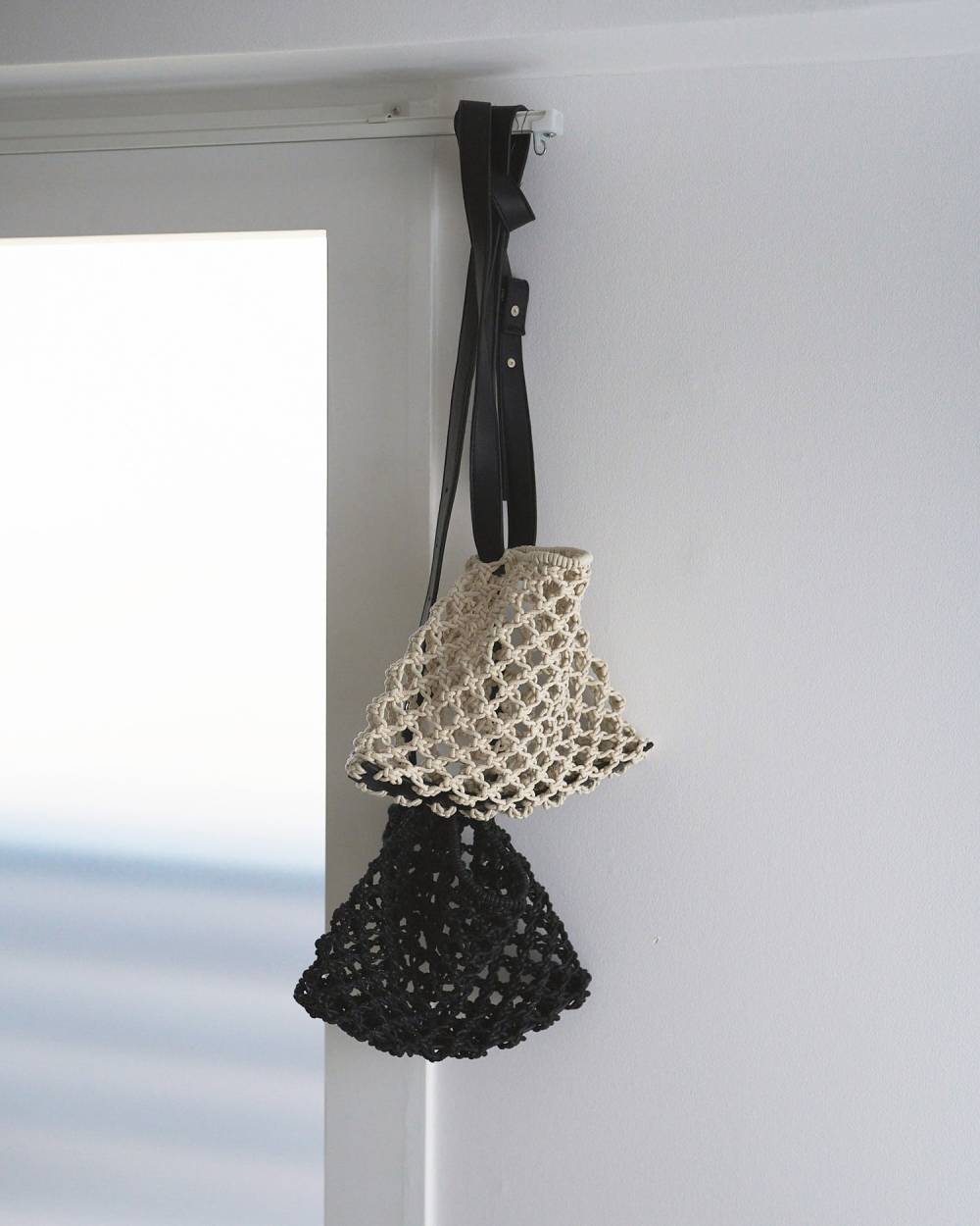 Macrame Shoulder Bag Macrame Shoulder Bag,マクラメ ショルダー バック,62611014,バック,小物,ミニバッグ,ànuke,アンヌーク,lifes,ライフズ,26ss