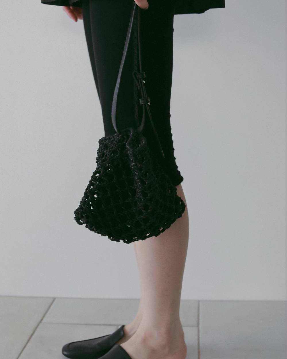 Macrame Shoulder Bag Macrame Shoulder Bag,マクラメ ショルダー バック,62611014,バック,小物,ミニバッグ,ànuke,アンヌーク,lifes,ライフズ,26ss