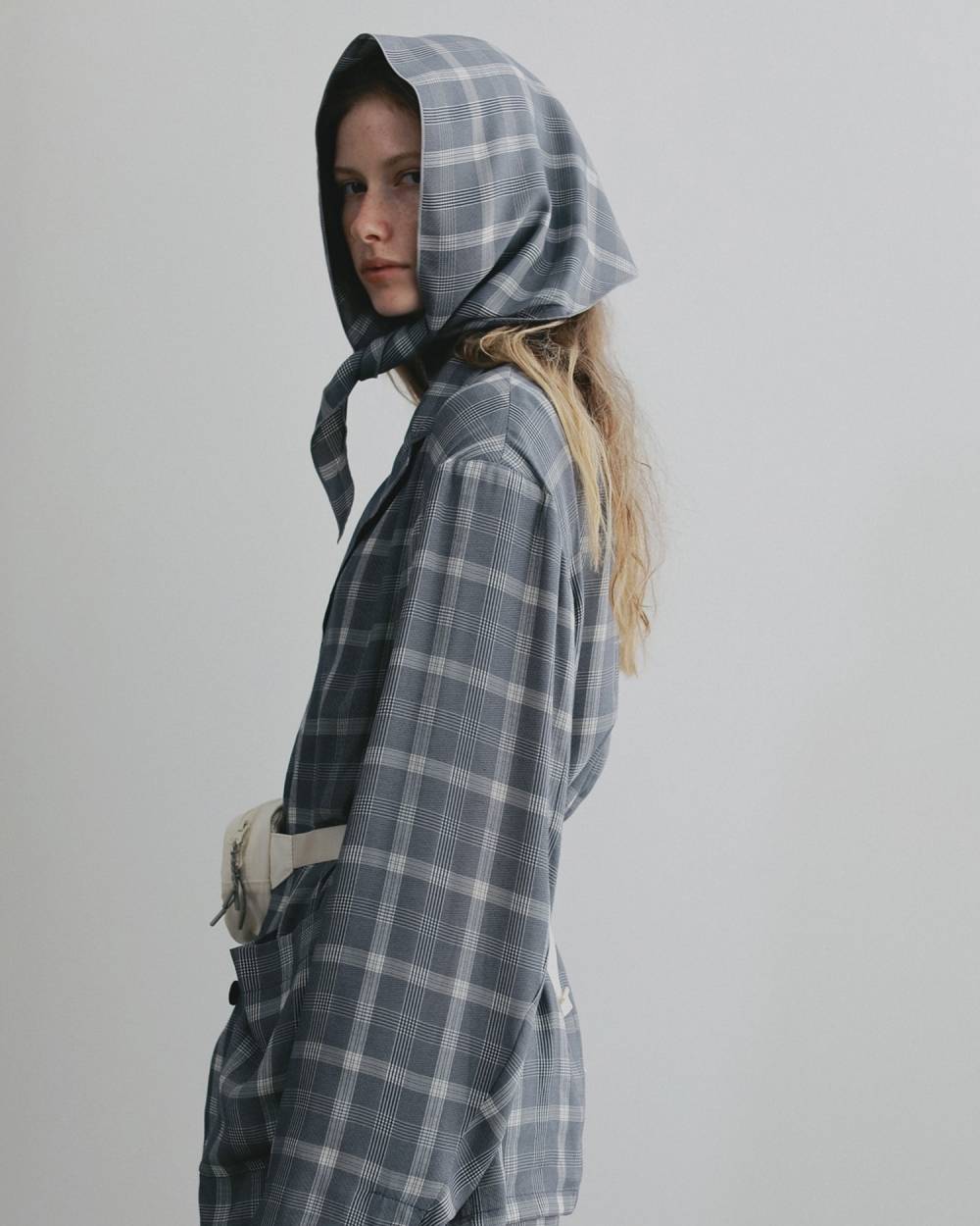 Check Scarf Check Scarf,チェック スカーフ,62611018,スカーフ,チェック柄,三角形,ヘアアクセ,ànuke,アンヌーク,lifes,ライフズ,26ss