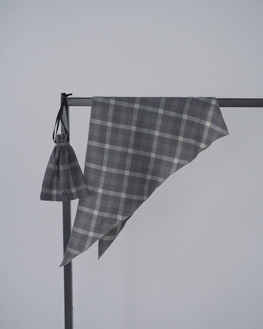 Check Scarf Check Scarf,チェック スカーフ,62611018,スカーフ,チェック柄,三角形,ヘアアクセ,ànuke,アンヌーク,lifes,ライフズ,26ss