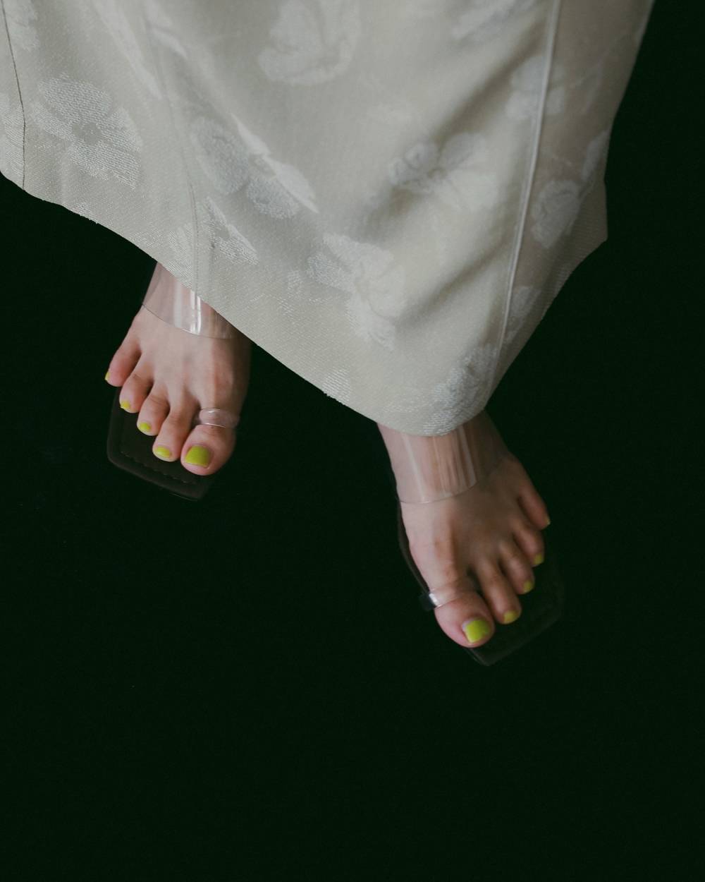 Square Clear Sandals Square Clear Sandals,スクエア クリア サンダル,62611019,サンダル,ヒールサンダル,シューズ,靴,クリア素材,ベロア,ànuke,アンヌーク,lifes,ライフズ,26ss