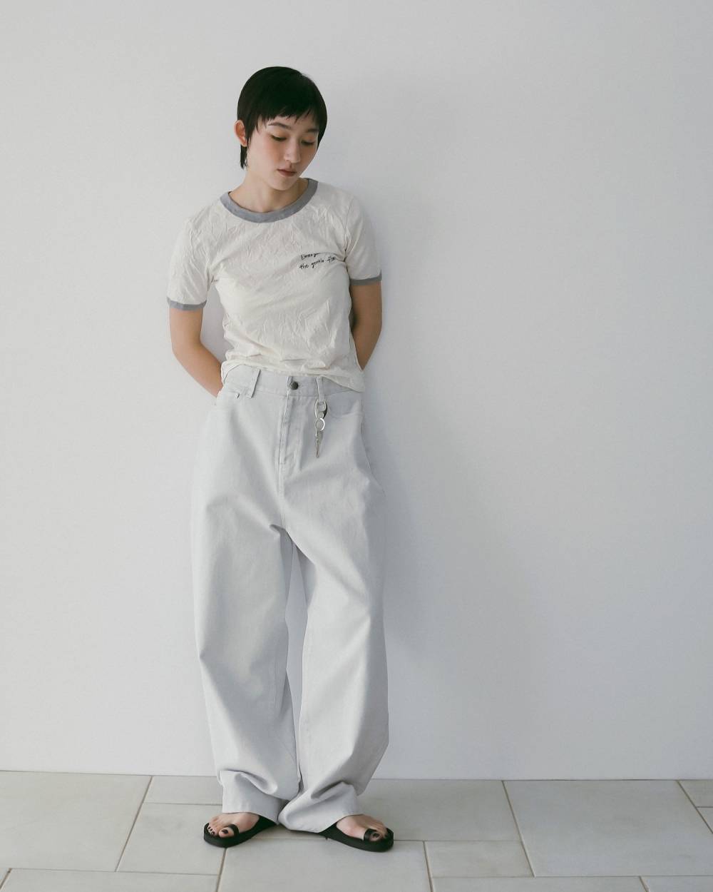 Wide Cocoon Denim Wide Cocoon Denim,ワイド コクーン デニム,62611401,デニム,ボトム,パンツ,ワイド,ànuke,アンヌーク,lifes,ライフズ,26ss