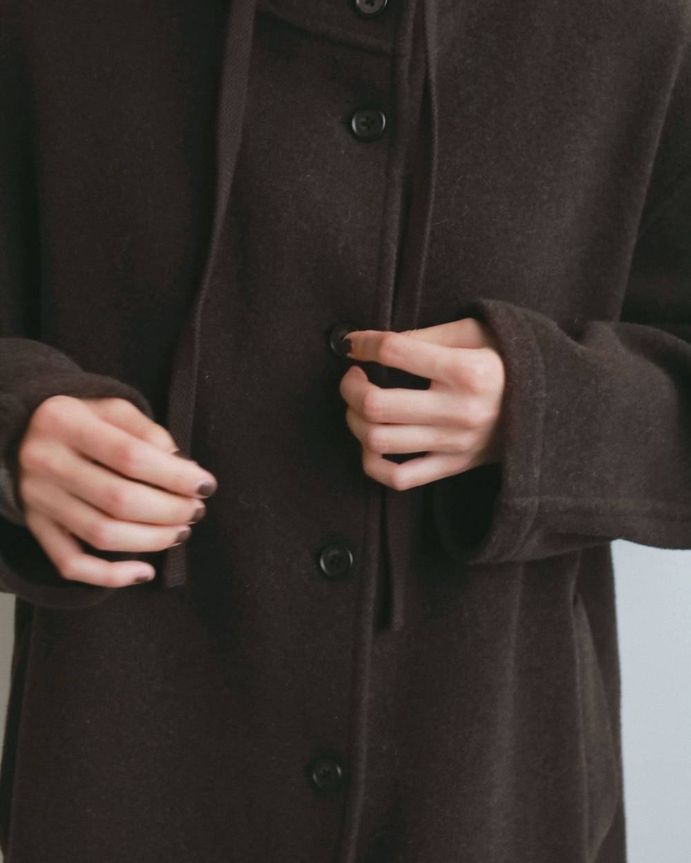 Wool Hoodie Coat Wool Hoodie Coat,ウール フーディー コート,62620001,アウター,コート,フーディーコート,ànuke,アンヌーク,lifes,ライフズ,26fall,26aw