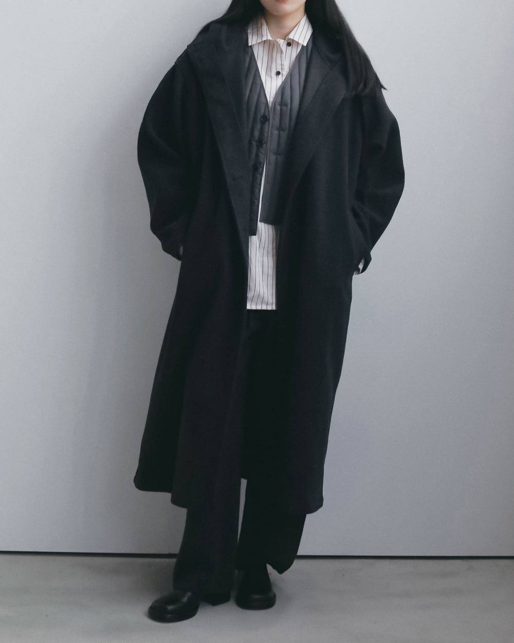 Wool Hoodie Coat Wool Hoodie Coat,ウール フーディー コート,62620001,アウター,コート,フーディーコート,ànuke,アンヌーク,lifes,ライフズ,26fall,26aw