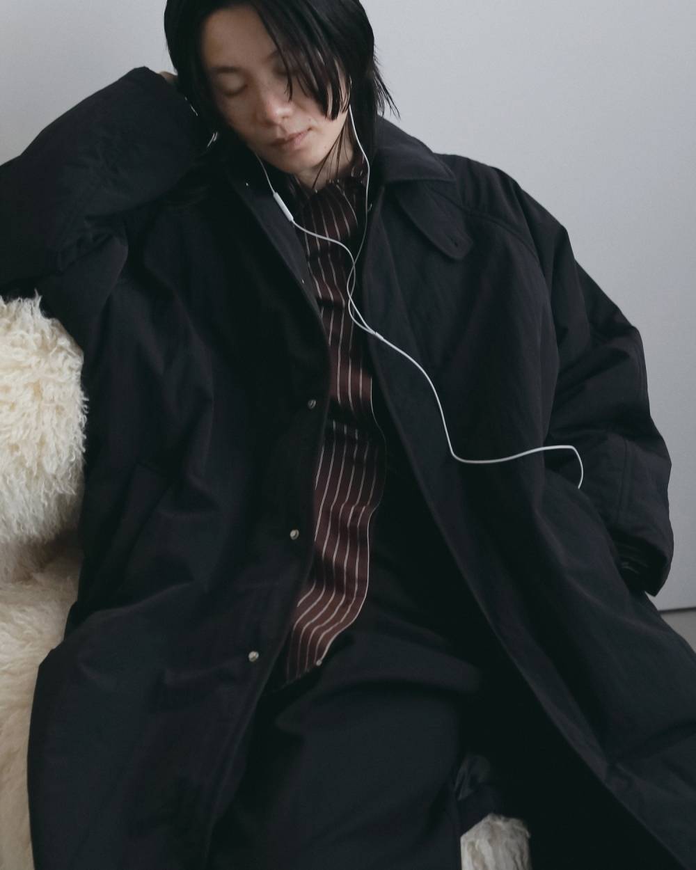 Padded Soutiencollar Coat Padded Soutiencollar Coat,パデッド ステンカラー コート,62620002,アウター,コート,ロングコート,撥水加工,ànuke,アンヌーク,lifes,ライフズ,26fall,26aw
