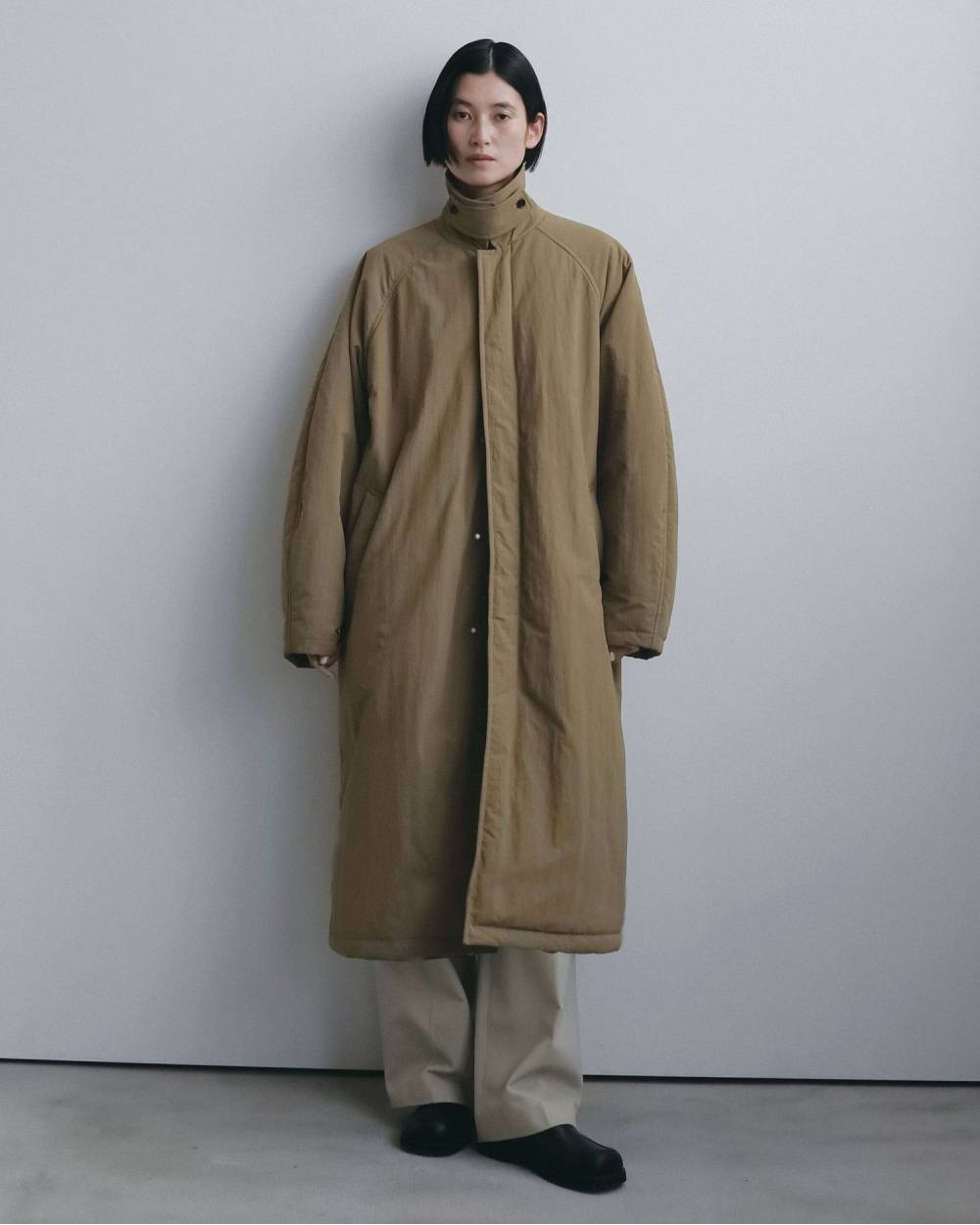 Padded Soutiencollar Coat Padded Soutiencollar Coat,パデッド ステンカラー コート,62620002,アウター,コート,ロングコート,撥水加工,ànuke,アンヌーク,lifes,ライフズ,26fall,26aw