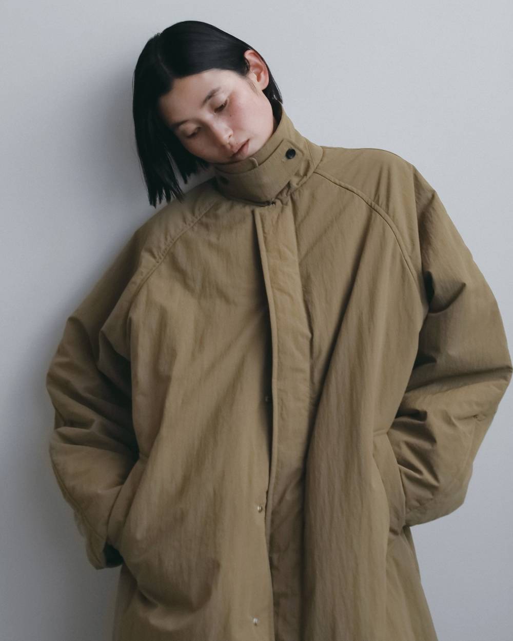Padded Soutiencollar Coat Padded Soutiencollar Coat,パデッド ステンカラー コート,62620002,アウター,コート,ロングコート,撥水加工,ànuke,アンヌーク,lifes,ライフズ,26fall,26aw