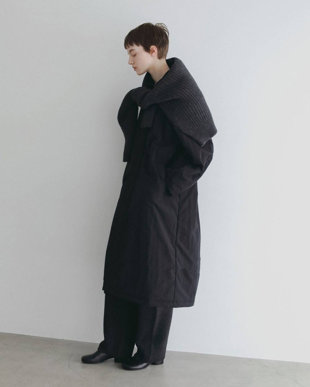 Padded Soutiencollar Coat Padded Soutiencollar Coat,パデッド ステンカラー コート,62620002,アウター,コート,ロングコート,撥水加工,ànuke,アンヌーク,lifes,ライフズ,26fall,26aw