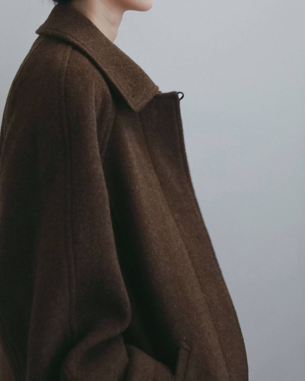 Soutiencollar Over Coat Soutiencollar Over Coat,ステンカラー オーバー コート,62620003,アウター,コート,ステンカラーコート,ロングコート,ànuke,アンヌーク,lifes,ライフズ,26fall,26aw