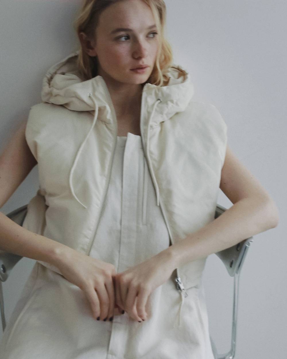 Hooded Down Vest Hooded Down Vest,フーデット ダウン ベスト,62620101,ダウン,アウター,羽織,ベスト,ànuke,アンヌーク,lifes,ライフズ,26ss,26fall,26aw