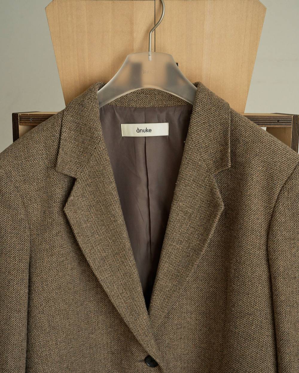 Herringbone Wool Jacket Herringbone Wool Jacket,ヘリンボーン ウール ジャケット,62620104,ジャケット,JK,羽織,アウター,オーバージャケット,オーバーサイズ,ànuke,アンヌーク,lifes,ライフズ,26ss,26fall,26aw