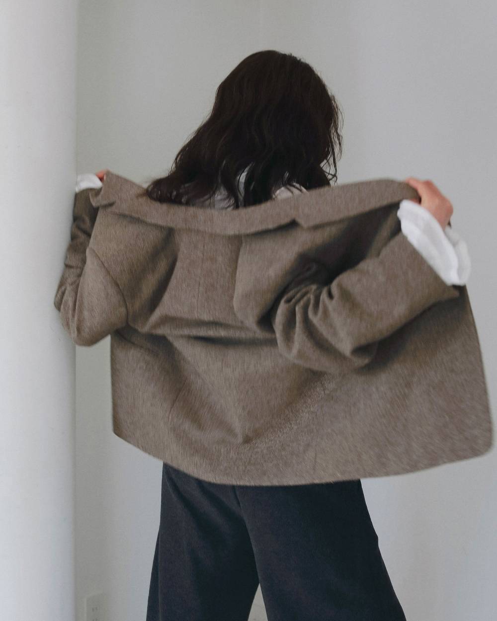 Herringbone Wool Jacket Herringbone Wool Jacket,ヘリンボーン ウール ジャケット,62620104,ジャケット,JK,羽織,アウター,オーバージャケット,オーバーサイズ,ànuke,アンヌーク,lifes,ライフズ,26ss,26fall,26aw
