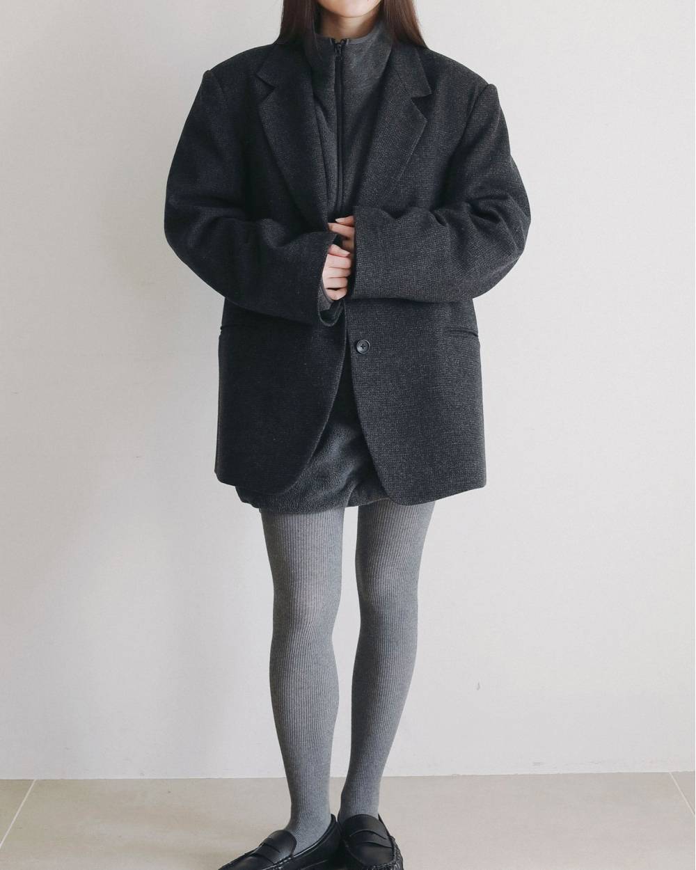 Herringbone Wool Jacket Herringbone Wool Jacket,ヘリンボーン ウール ジャケット,62620104,ジャケット,JK,羽織,アウター,オーバージャケット,オーバーサイズ,ànuke,アンヌーク,lifes,ライフズ,26ss,26fall,26aw