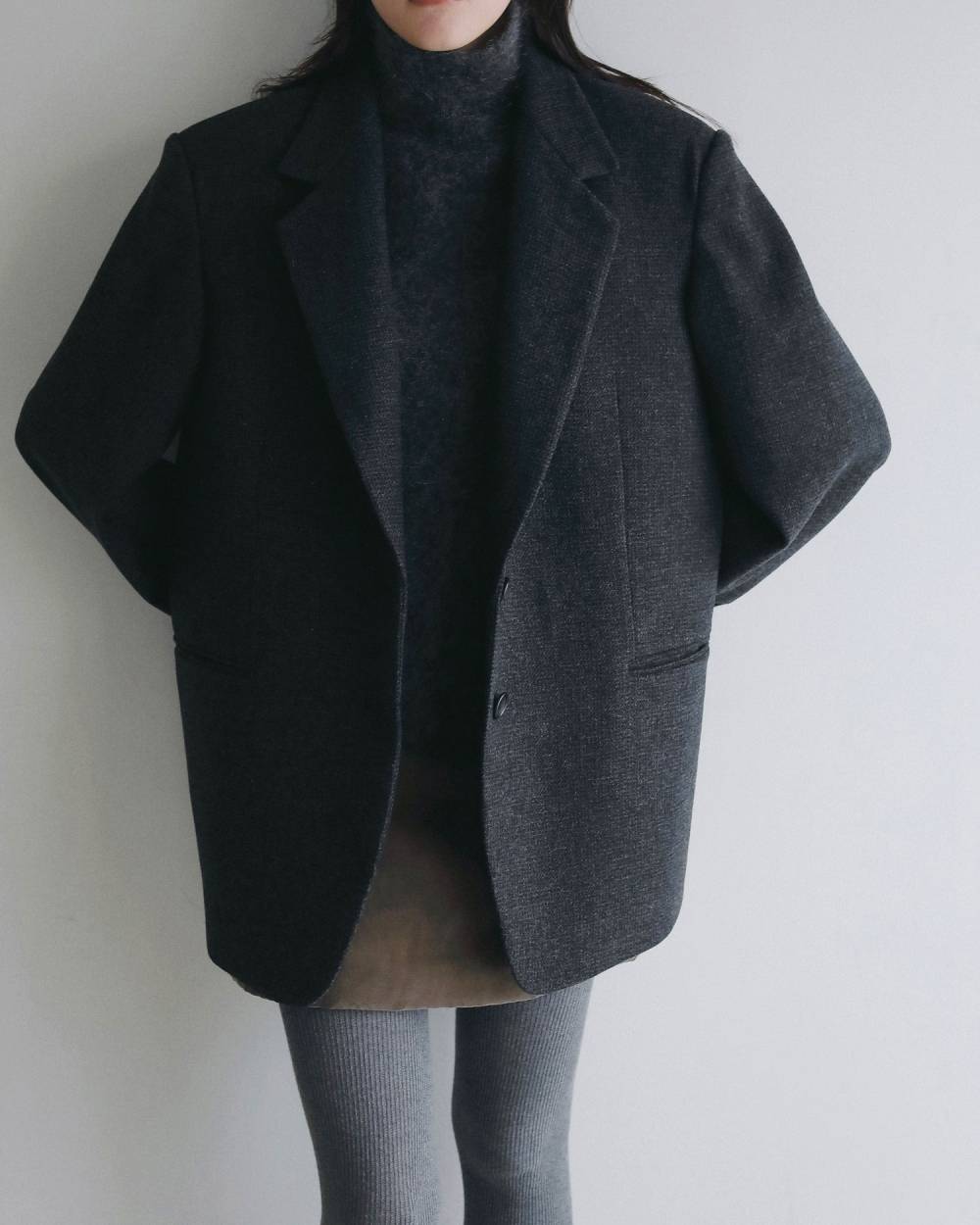 Herringbone Wool Jacket Herringbone Wool Jacket,ヘリンボーン ウール ジャケット,62620104,ジャケット,JK,羽織,アウター,オーバージャケット,オーバーサイズ,ànuke,アンヌーク,lifes,ライフズ,26ss,26fall,26aw