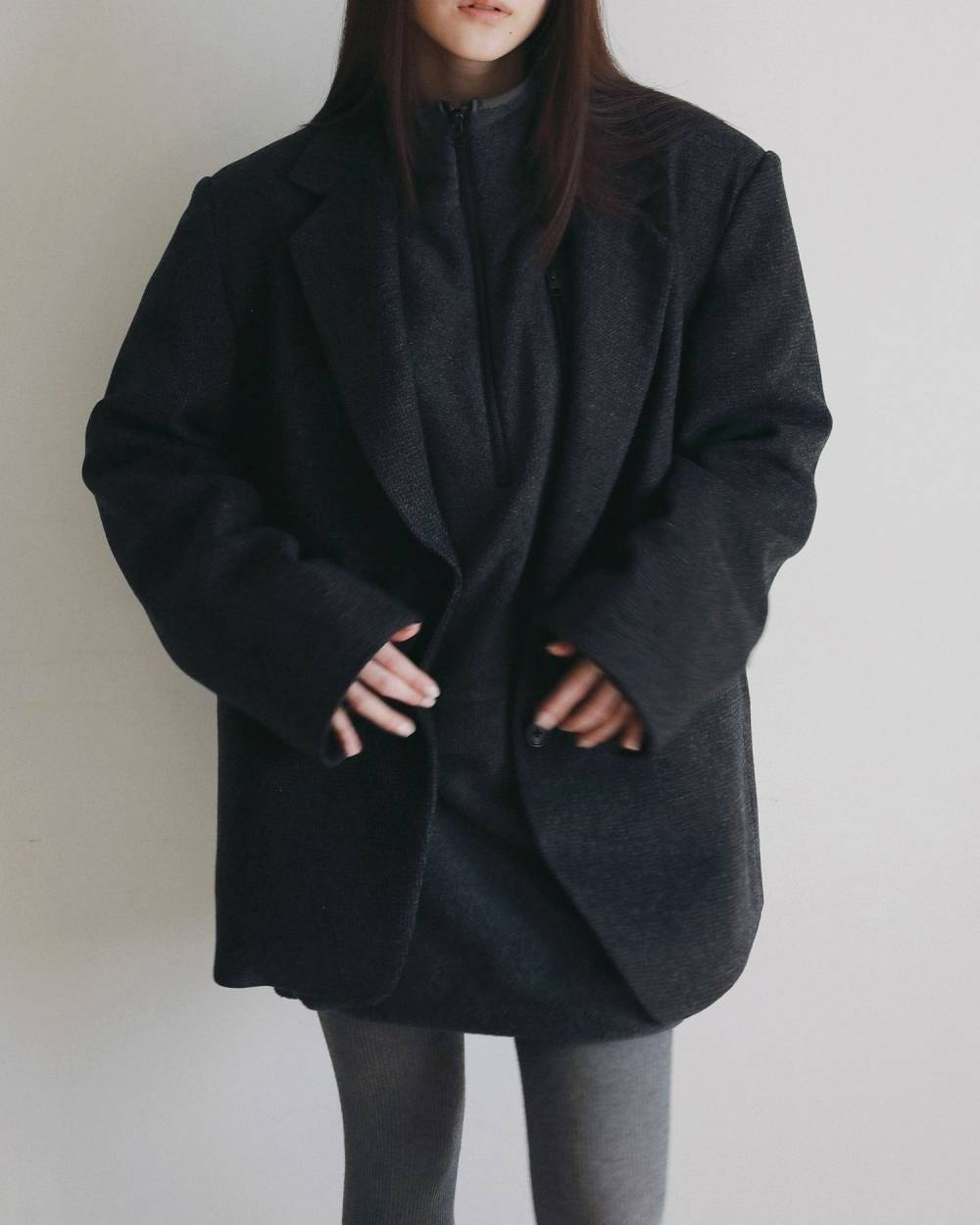 Herringbone Wool Jacket Herringbone Wool Jacket,ヘリンボーン ウール ジャケット,62620104,ジャケット,JK,羽織,アウター,オーバージャケット,オーバーサイズ,ànuke,アンヌーク,lifes,ライフズ,26ss,26fall,26aw