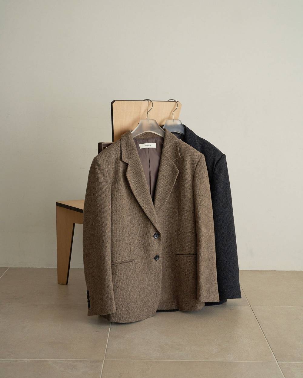 Herringbone Wool Jacket Herringbone Wool Jacket,ヘリンボーン ウール ジャケット,62620104,ジャケット,JK,羽織,アウター,オーバージャケット,オーバーサイズ,ànuke,アンヌーク,lifes,ライフズ,26ss,26fall,26aw
